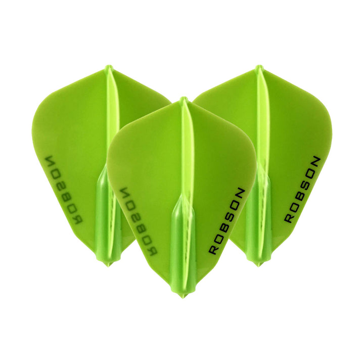 Robson Robson Plus - Moulded Dart Flights F Shape / Green Flights