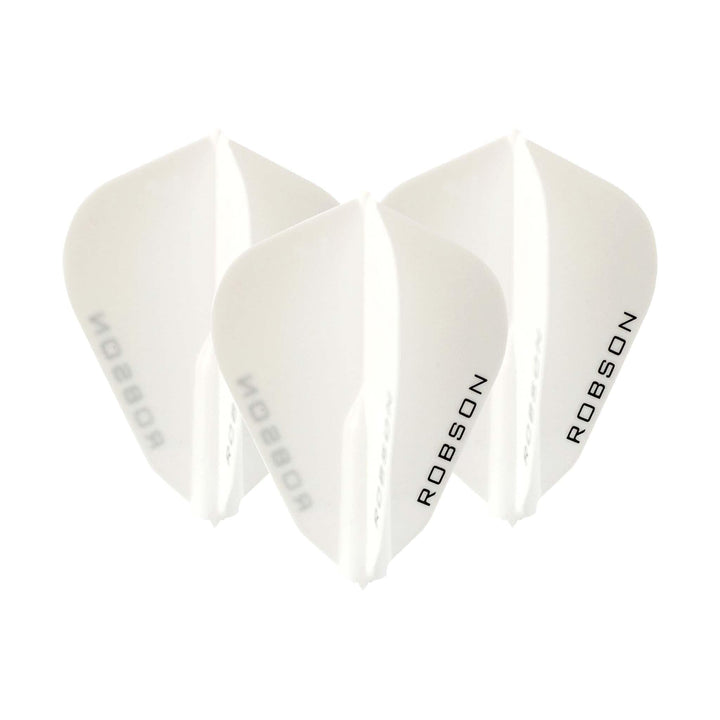 Robson Robson Plus - Moulded Dart Flights F Shape / White Flights