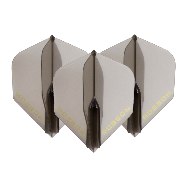 Robson Robson Plus Standard Moulded Dart Flights Black Crystal Flights