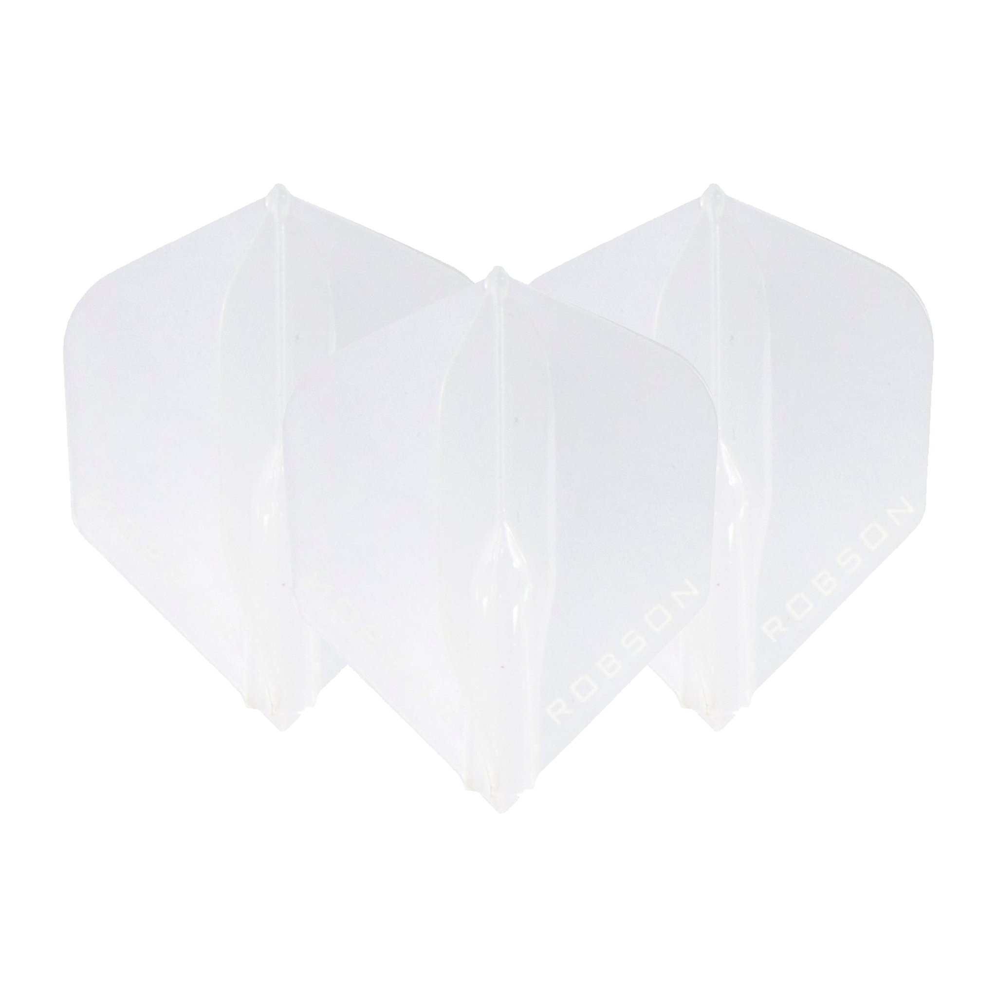 Robson Robson Plus Standard Moulded Dart Flights Clear Crystal Flights