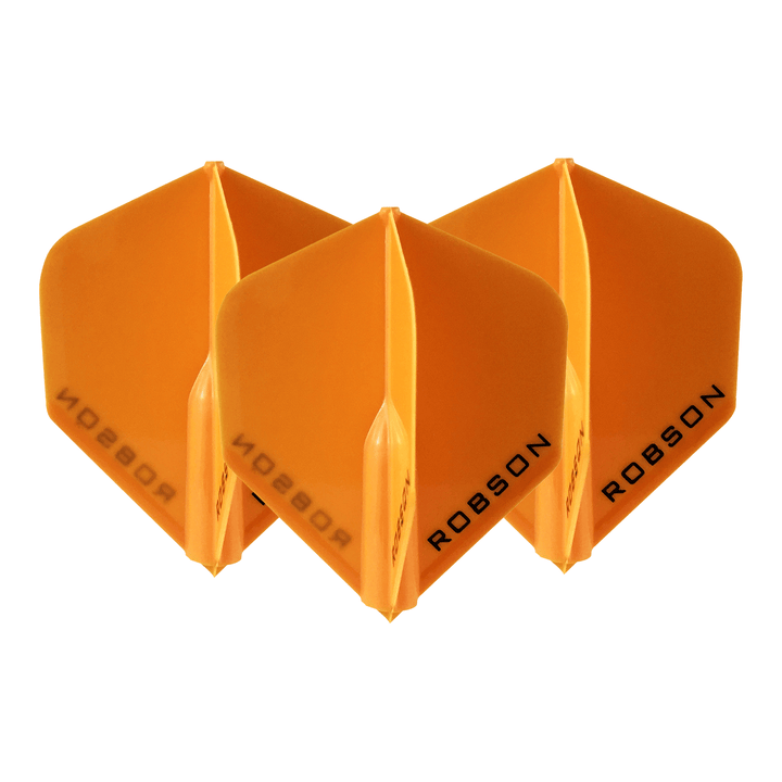 Robson Robson Plus Standard Moulded Dart Flights Orange Flights