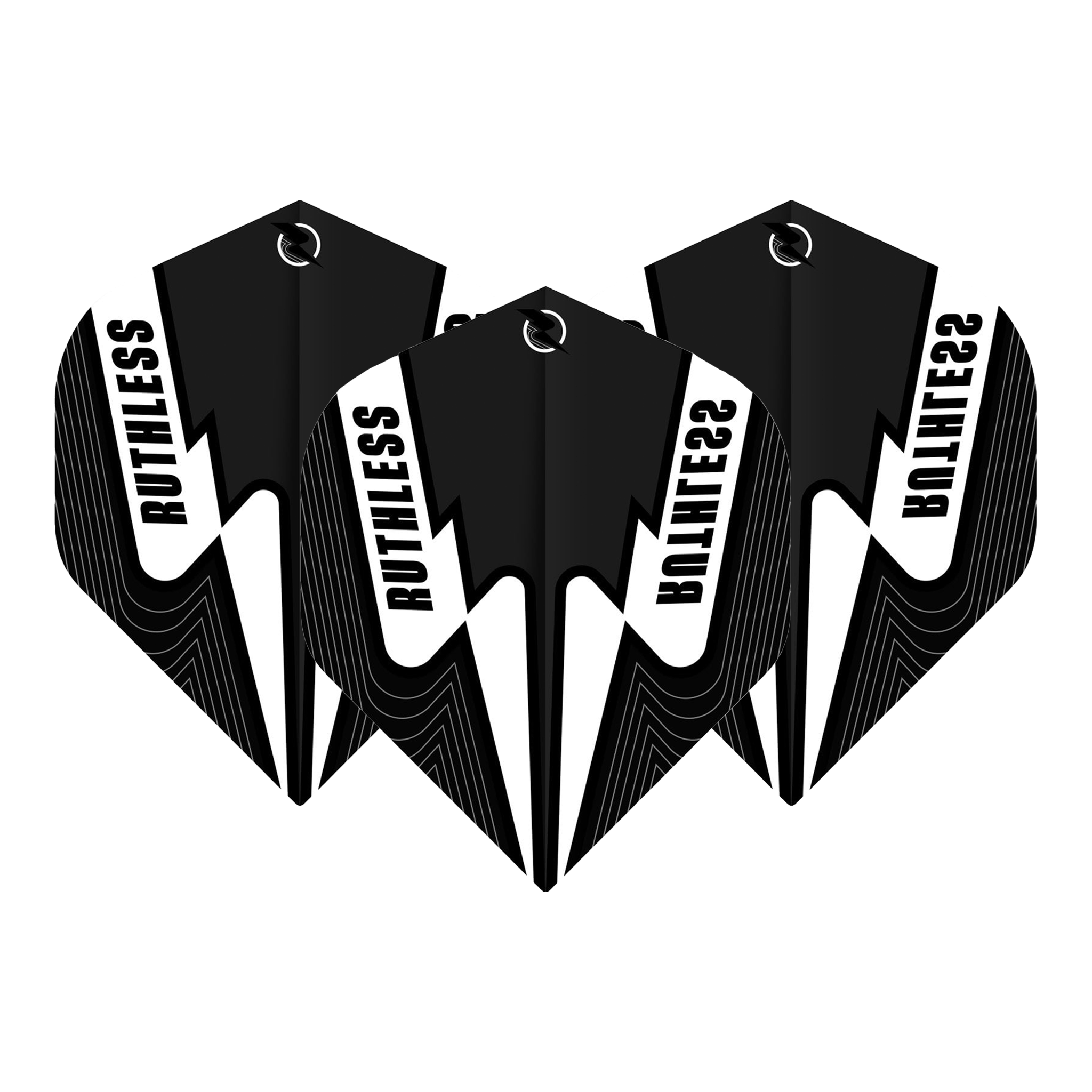 Ruthless Power Surge - Dart Flights No. 2 / Black Flights