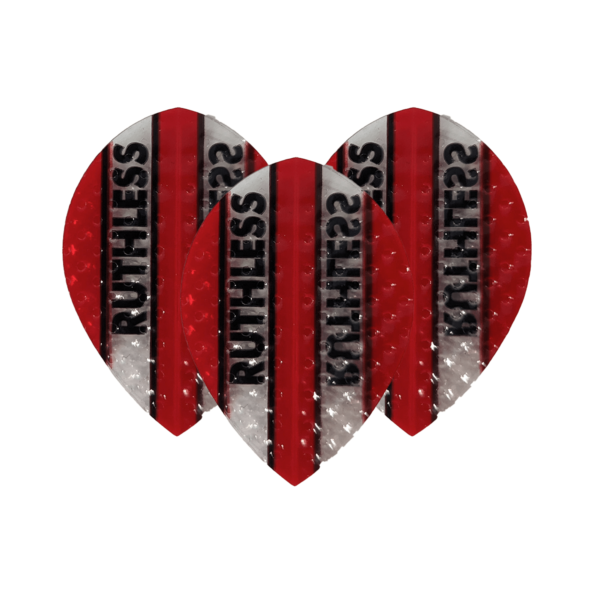 Ruthless Ruthless Embossed Dart Flights Red / Pear Flights