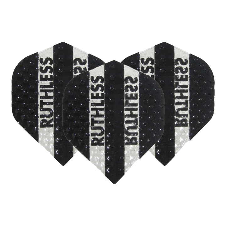 Ruthless Ruthless Embossed Standard Dart Flights Black Flights