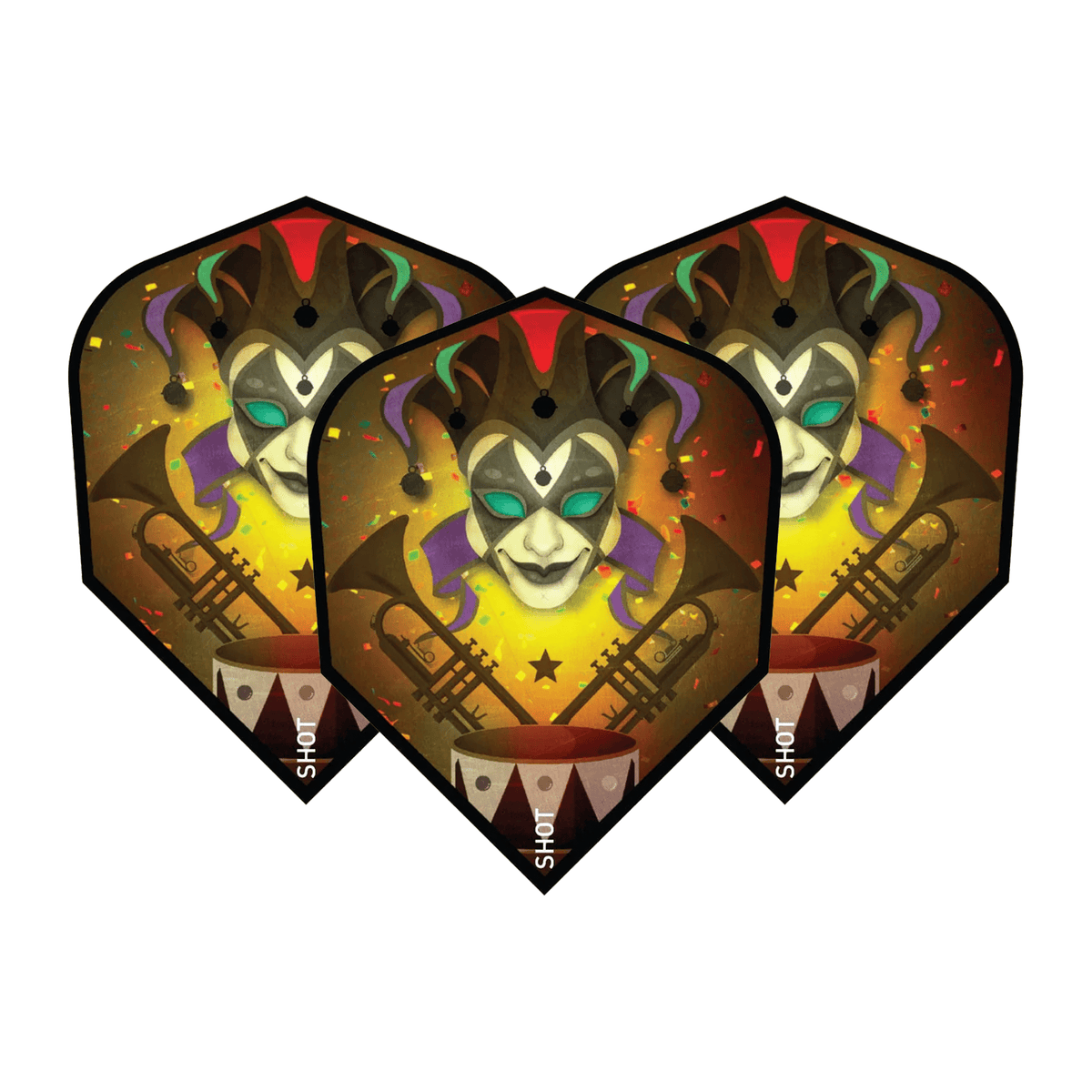 Buy Shot Americana Jester Dart Flights from Darts Online