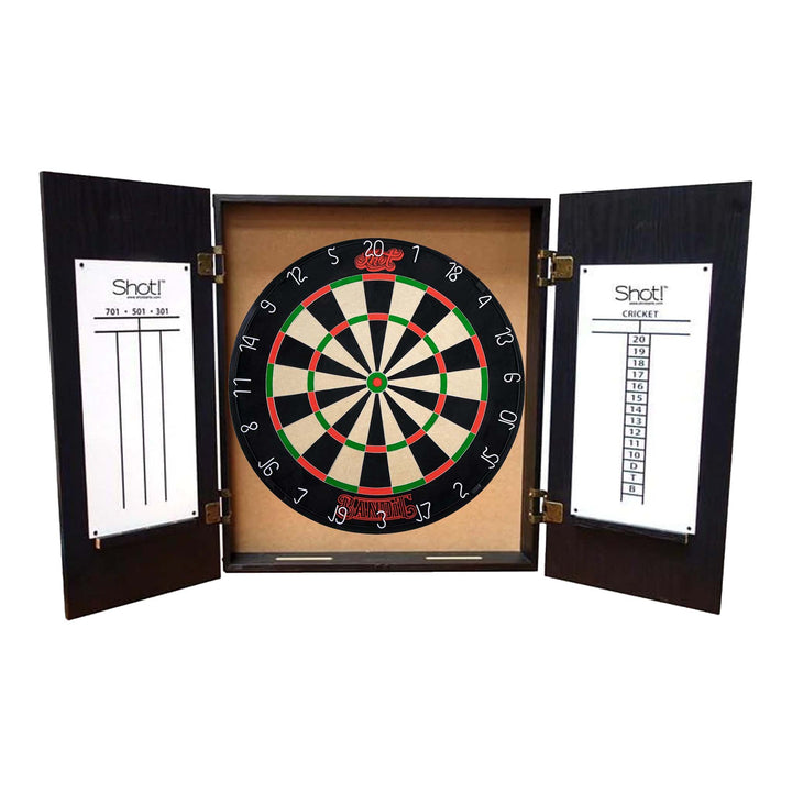 Shot Bandit Dartboard & Quantum Cabinet Bundle Bandit / Black Boards