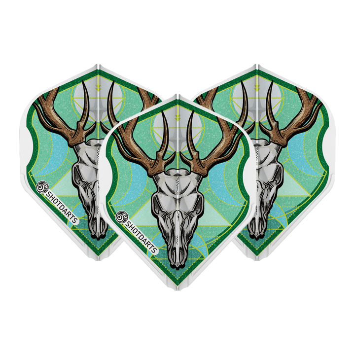 Shot Celt - Moulded Dart Flights L-Style / Stag Flights