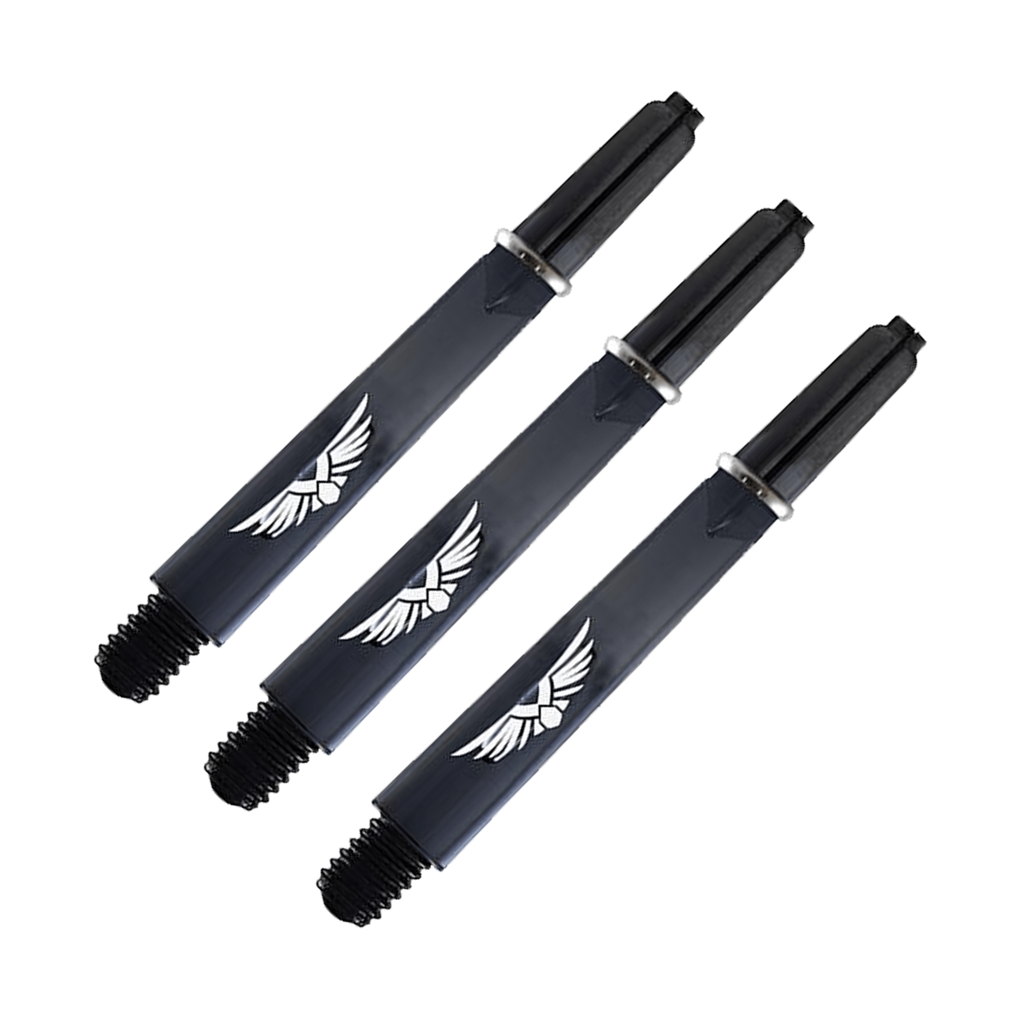 Shot Eagle Claw Nylon Dart Shafts Black / Inbetween (39mm) Shafts