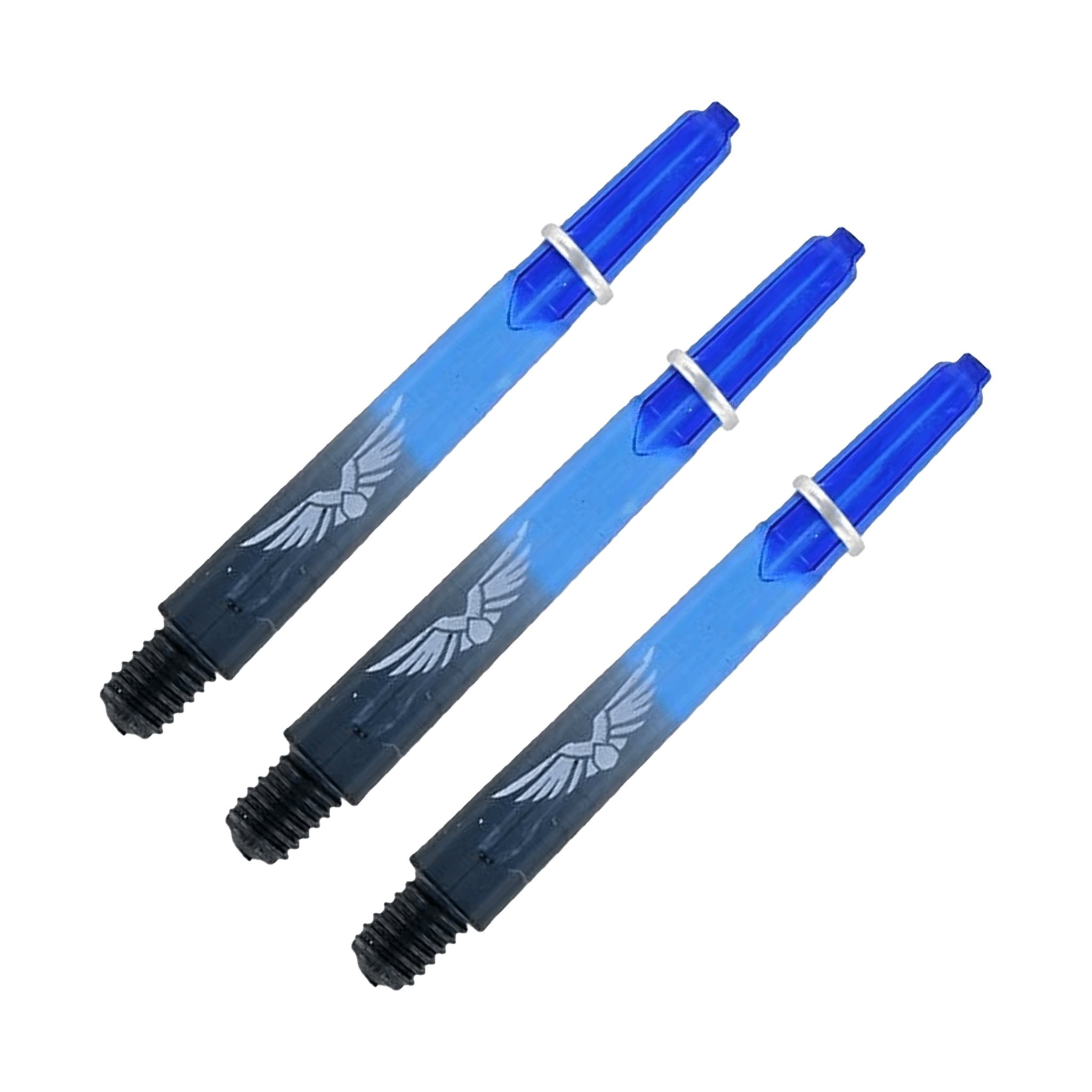 Shot Eagle Claw Nylon Dart Shafts Blue Black / Inbetween (39mm) Shafts