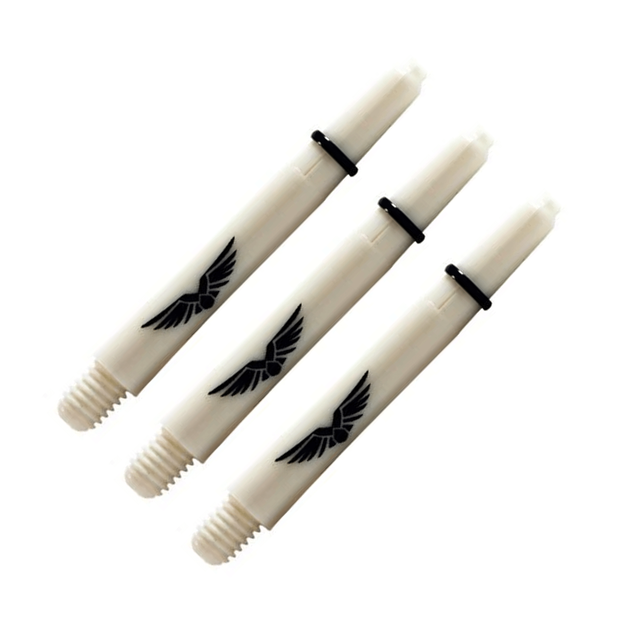 Shot Eagle Claw Nylon Dart Shafts Bone White / Inbetween (39mm) Shafts