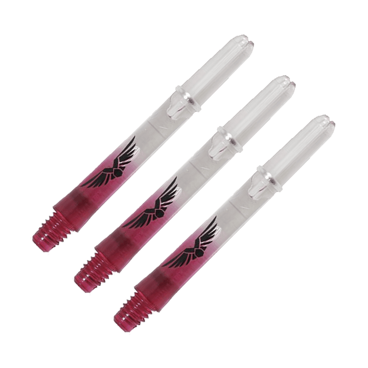 Shot Eagle Claw Nylon Dart Shafts Clear Red / Inbetween (39mm) Shafts