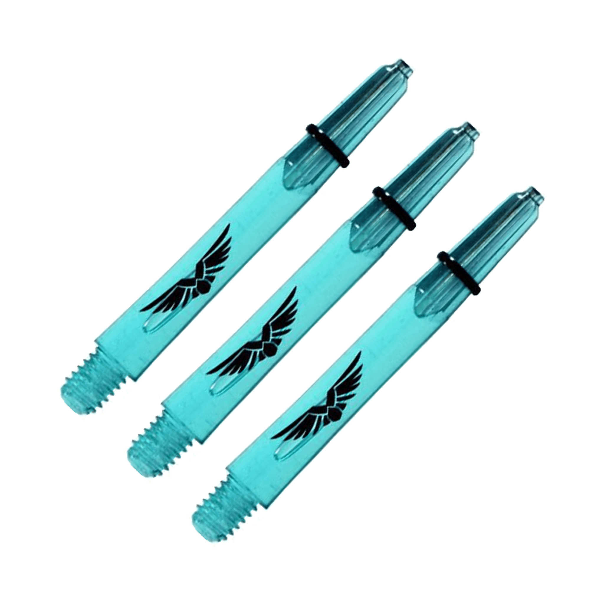 Shot Eagle Claw Nylon Dart Shafts Pacific Blue / Inbetween (39mm) Shafts