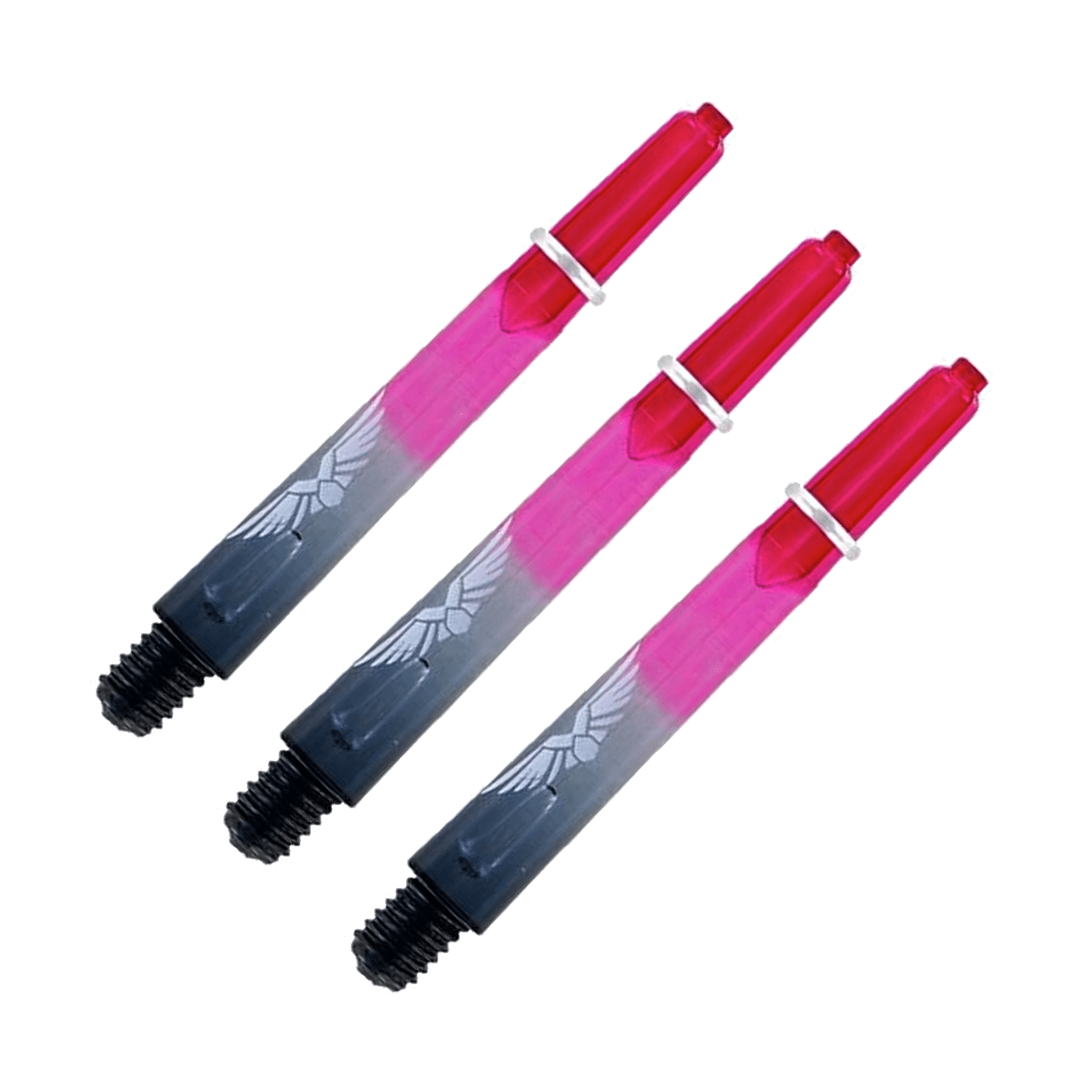 Shot Eagle Claw Nylon Dart Shafts Red Black / Inbetween (39mm) Shafts