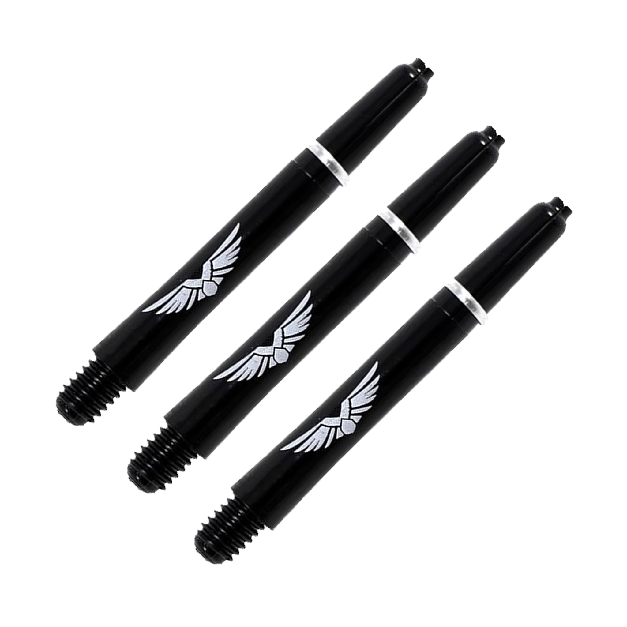 Shot Eagle Claw Nylon Dart Shafts Solid Black / Inbetween (39mm) Shafts