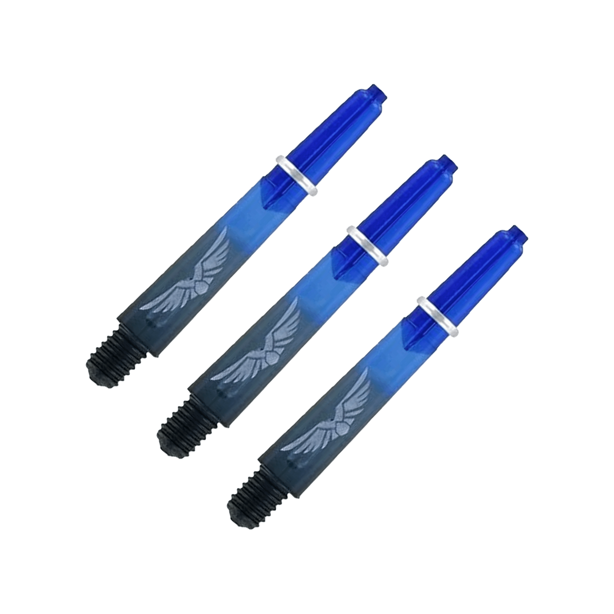 Shot Eagle Claw Short (35mm) Nylon Dart Shafts Blue Black Shafts