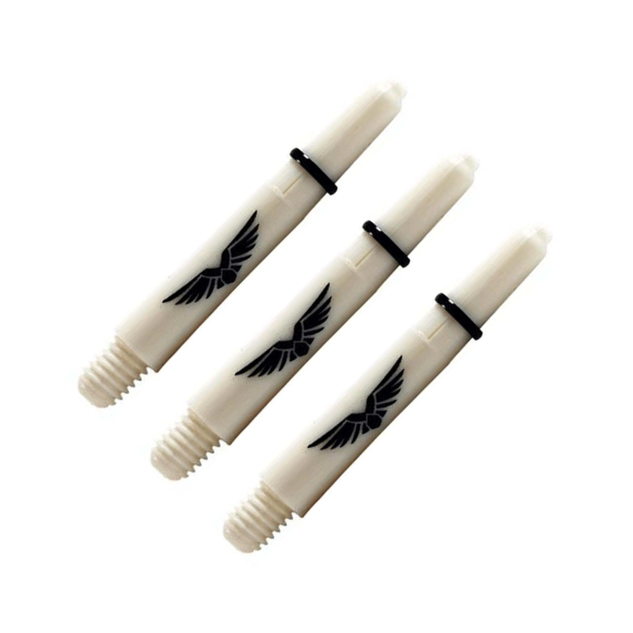 Shot Eagle Claw Short (35mm) Nylon Dart Shafts Bone White Shafts
