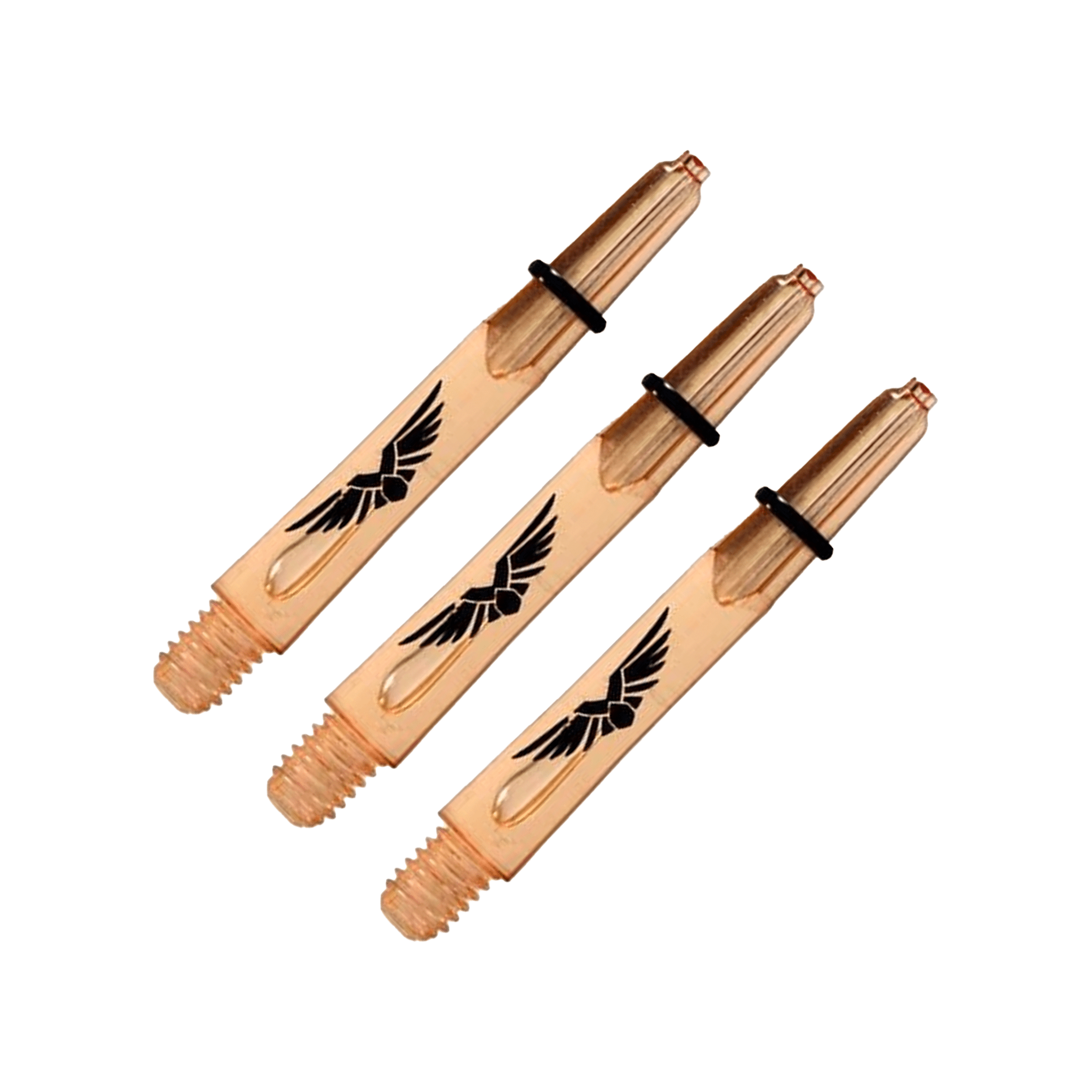 Shot Eagle Claw Short (35mm) Nylon Dart Shafts Copper Orange Shafts