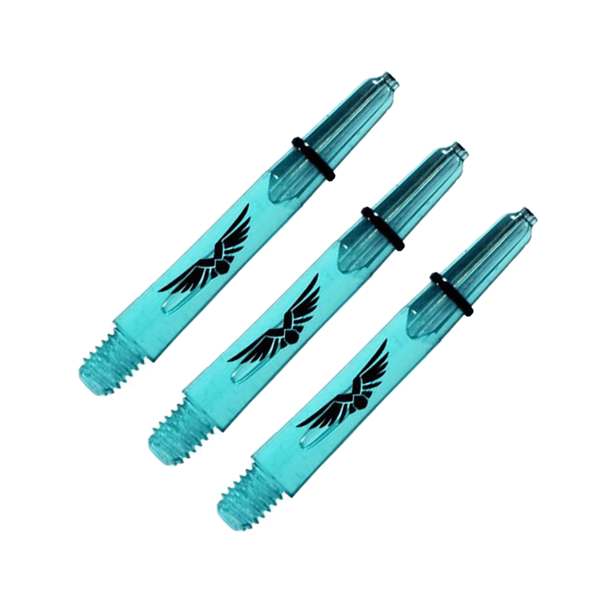 Shot Eagle Claw Short (35mm) Nylon Dart Shafts Pacific Blue Shafts