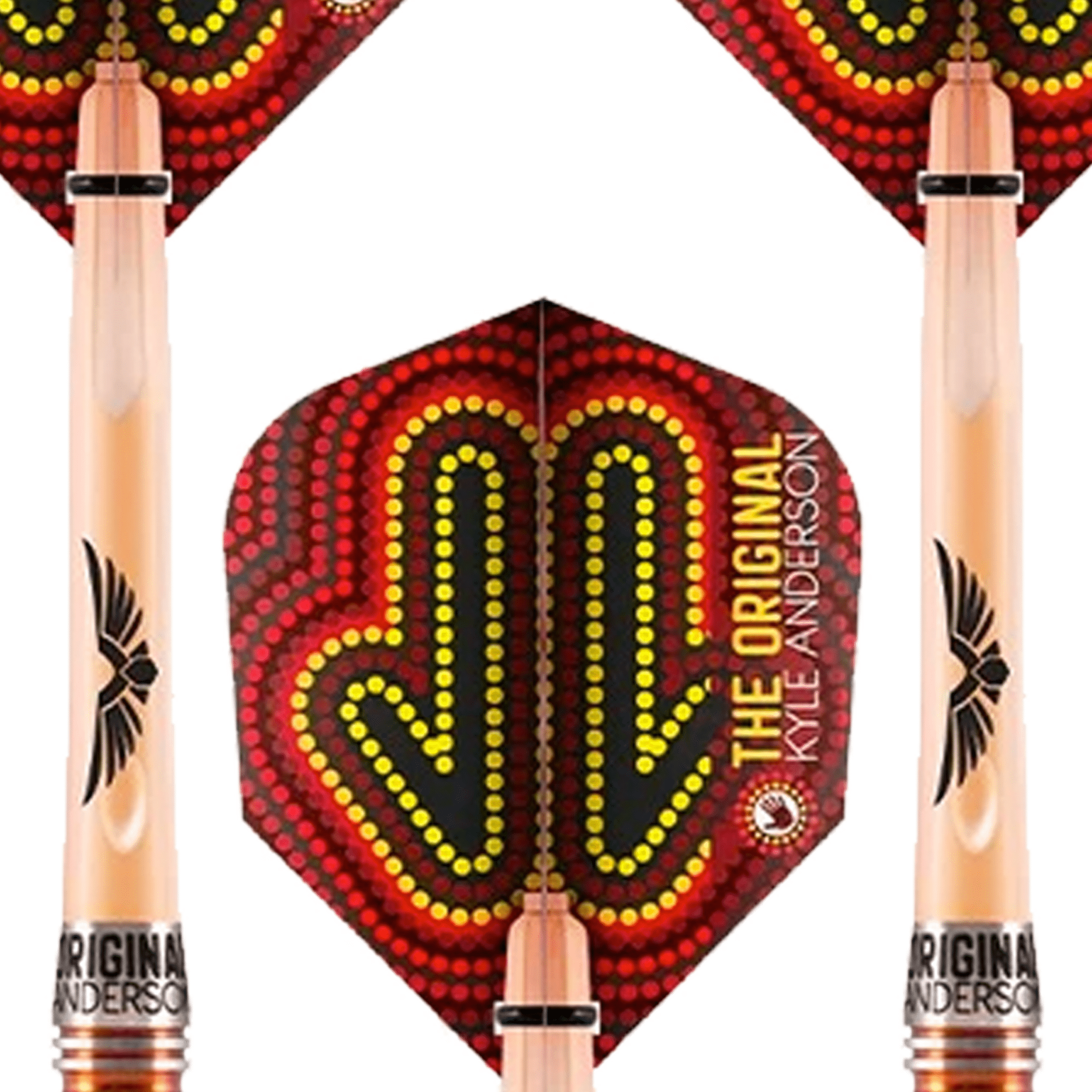 Shot Kyle Anderson Desert Boomer Steel Tip Darts - 80% Tungsten - 23 Grams Darts