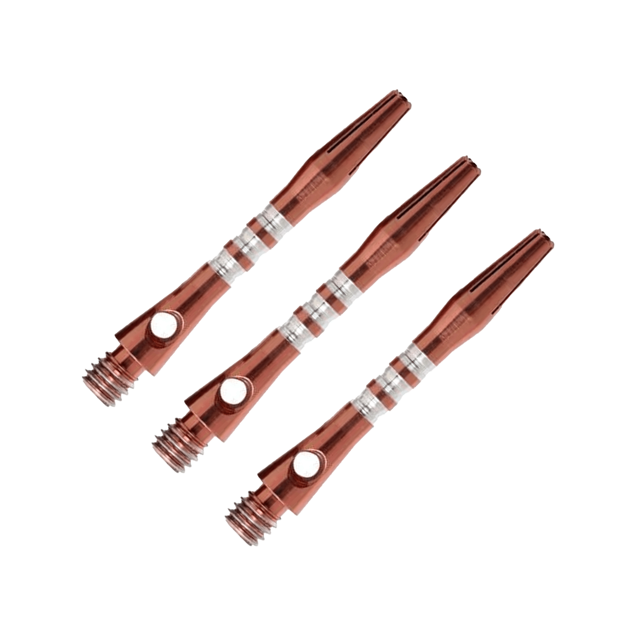 Shot Pyramid Short (39mm) Anodised Aluminium Dart Shafts Copper Shafts