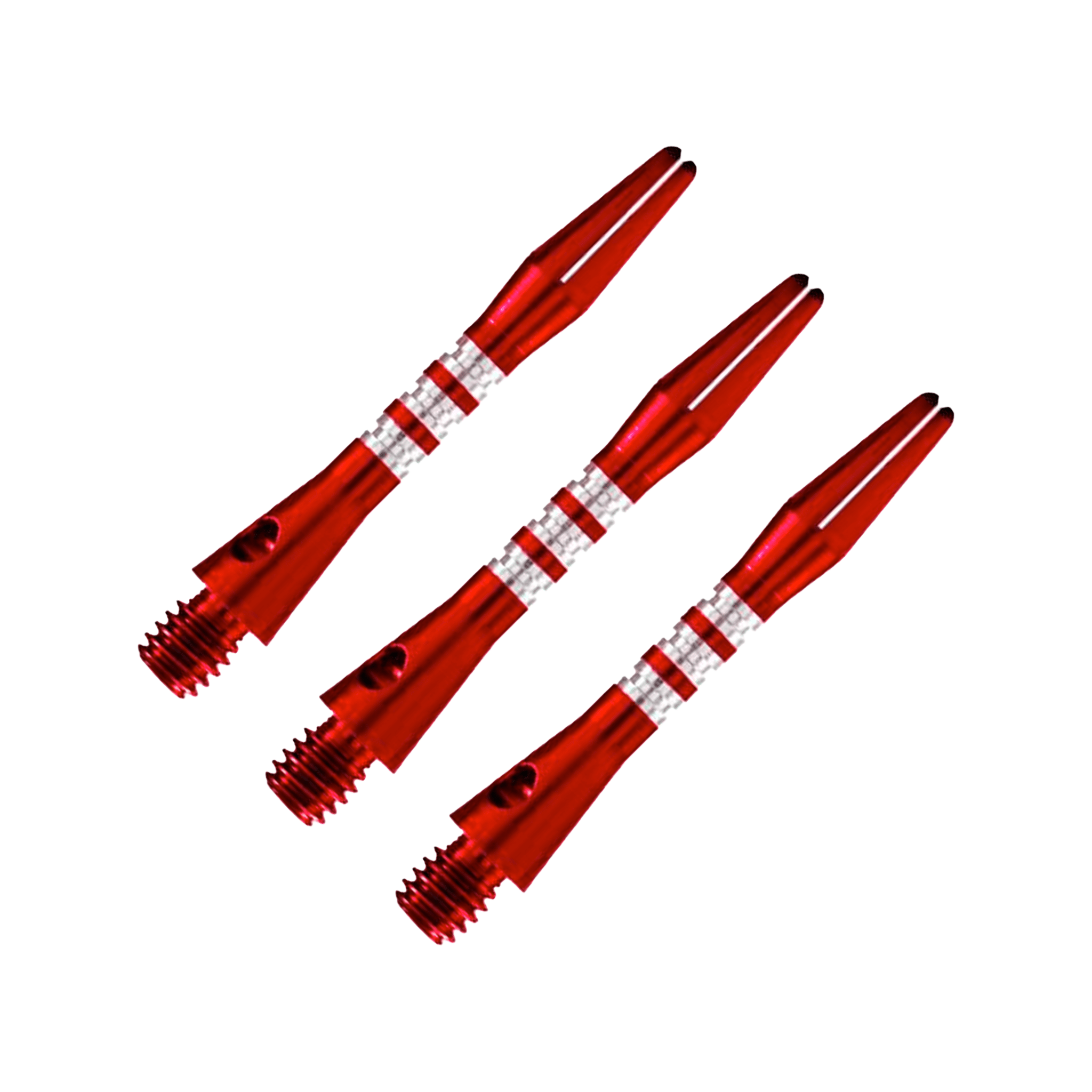 Aluminium Anodised Pyramid Shaft - Red