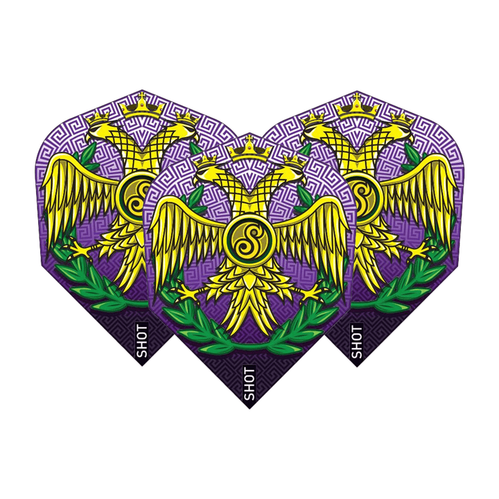Shot Roman Empire Dart Flights Small Standard / Caesar Flights