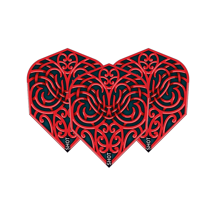 Shot Warrior - Dart Flights Kapene / Small Standard Flights