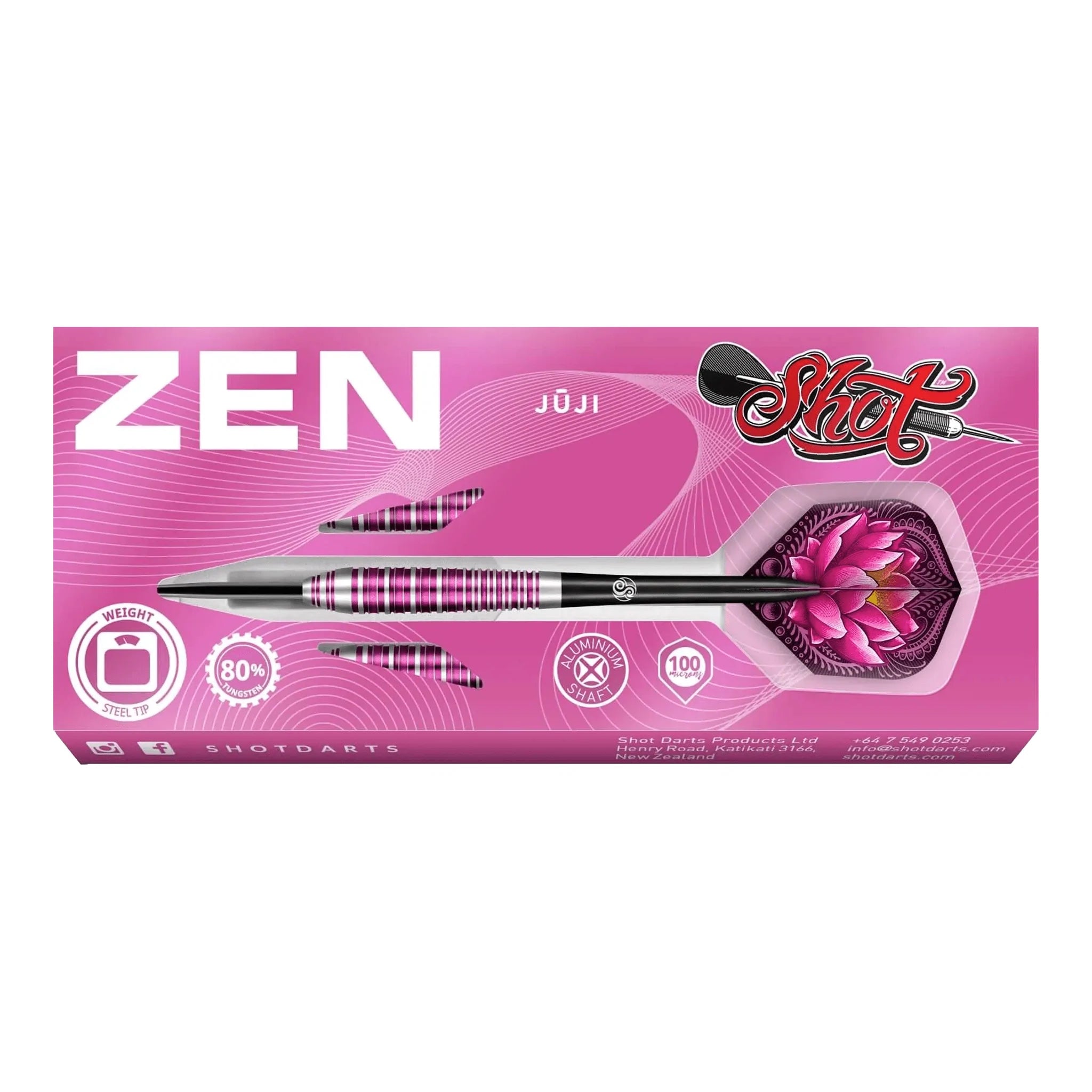 Shot Zen Juji - 80% Tungsten Steel Tip Darts Darts