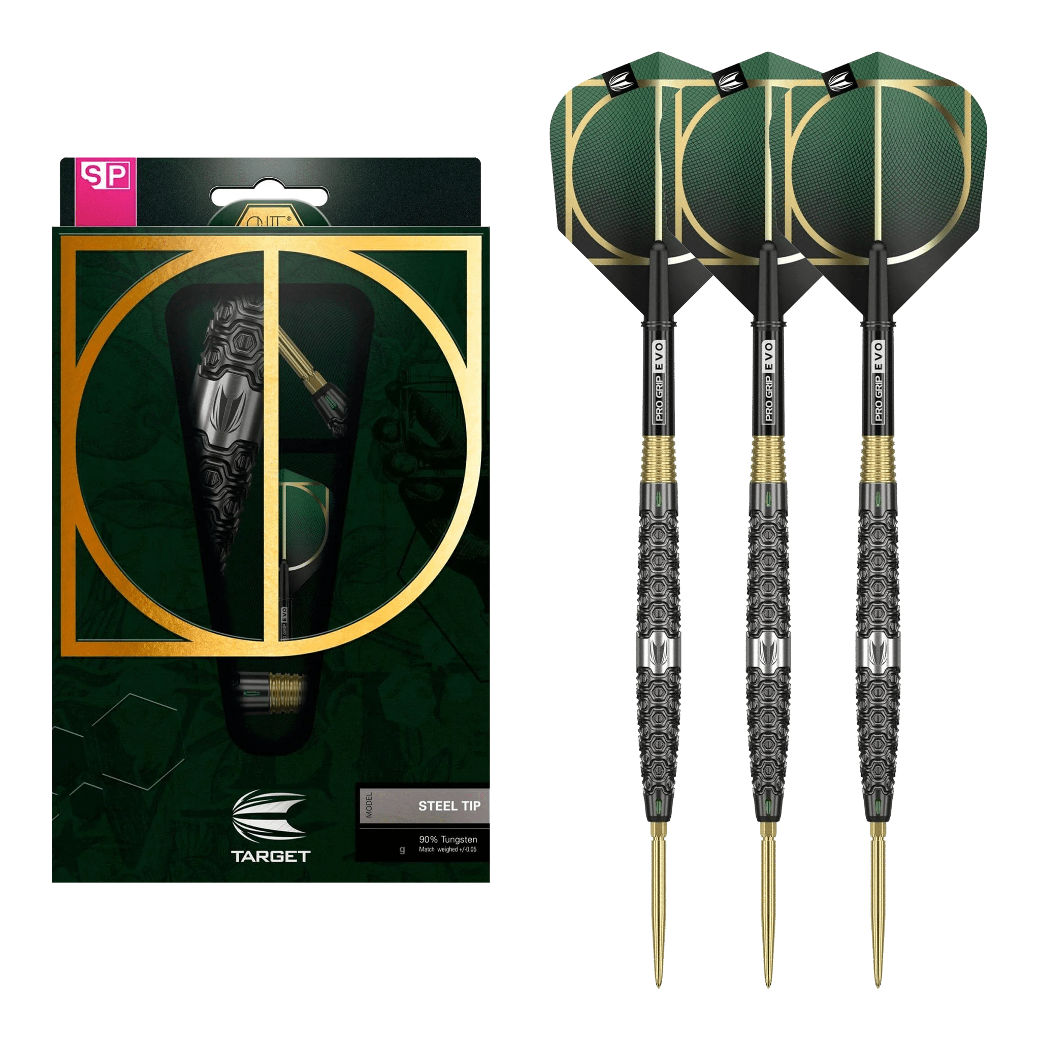Target Cult 01 Swiss Point - 90% Tungsten Steel Tip Darts 21 Grams Darts