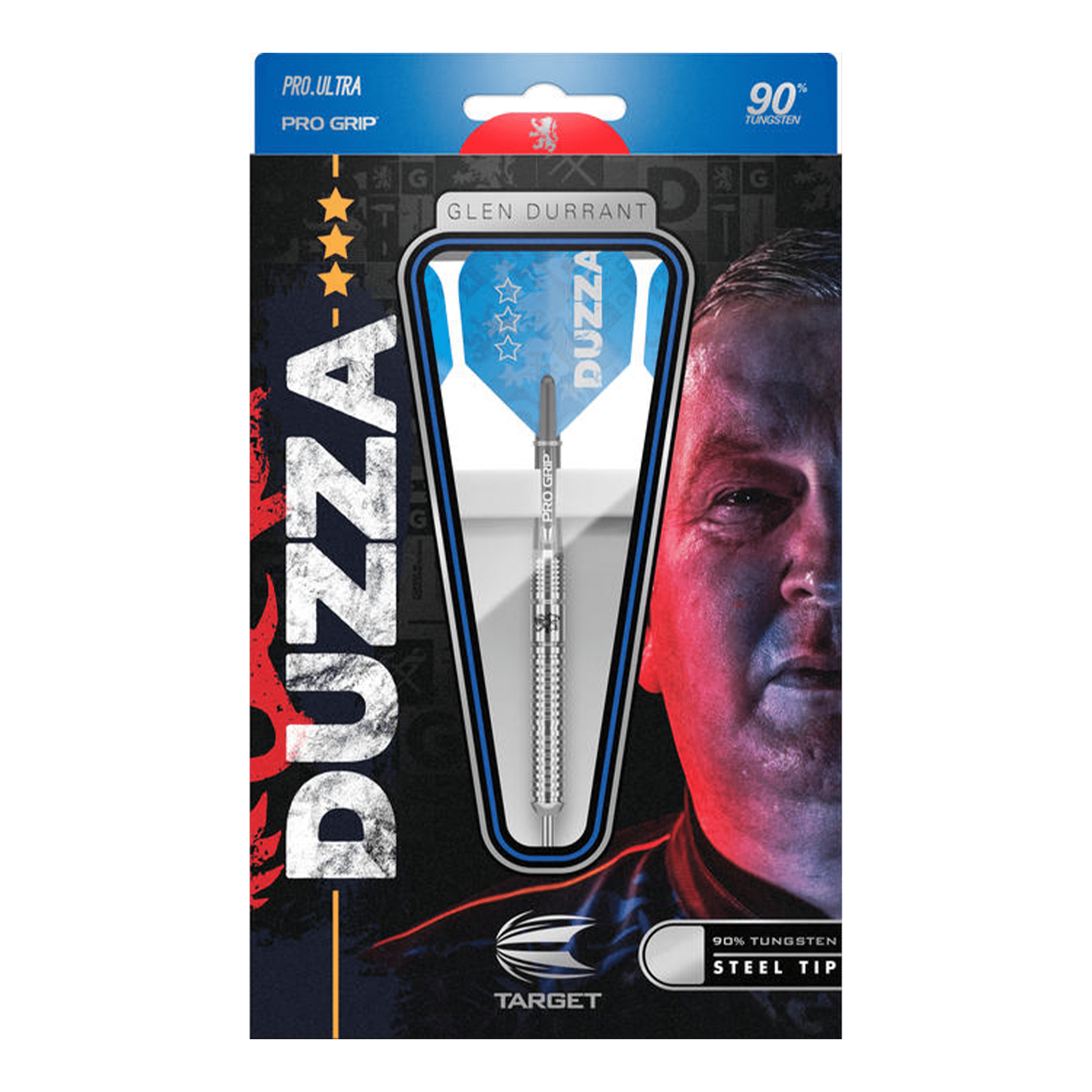 Target Glen Durrant Gen 1 Steel Tip Darts - 90% Tungsten - 22 Grams Darts