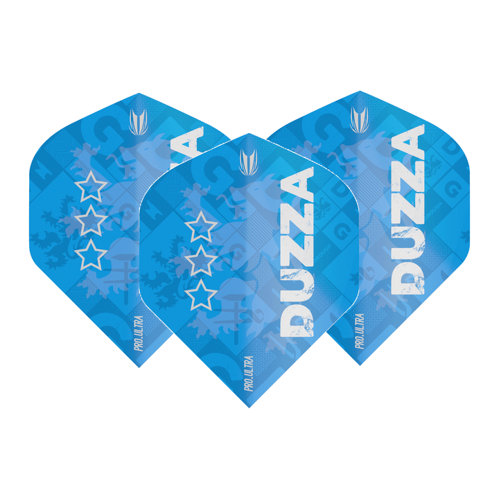 Target Glen Durrant Pro Ultra No. 6 Dart Flights White/Blue Flights