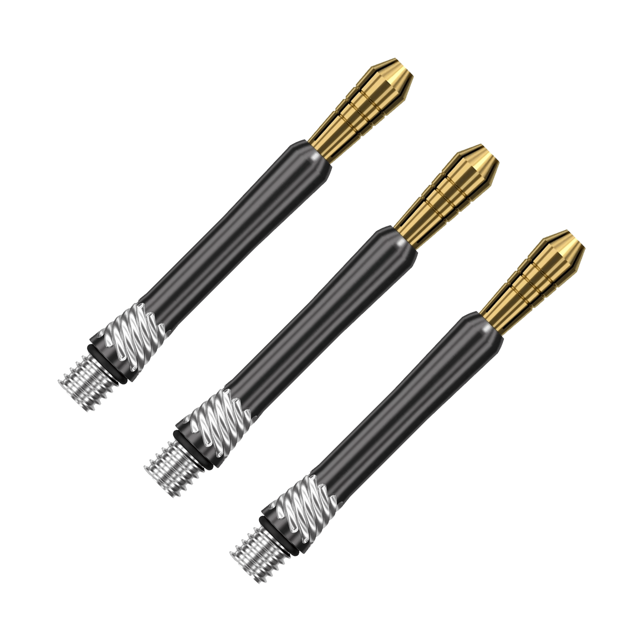 Target Heli Ti - Titanium Dart Shafts Intermediate (40.4mm) / Gold & Black Shafts