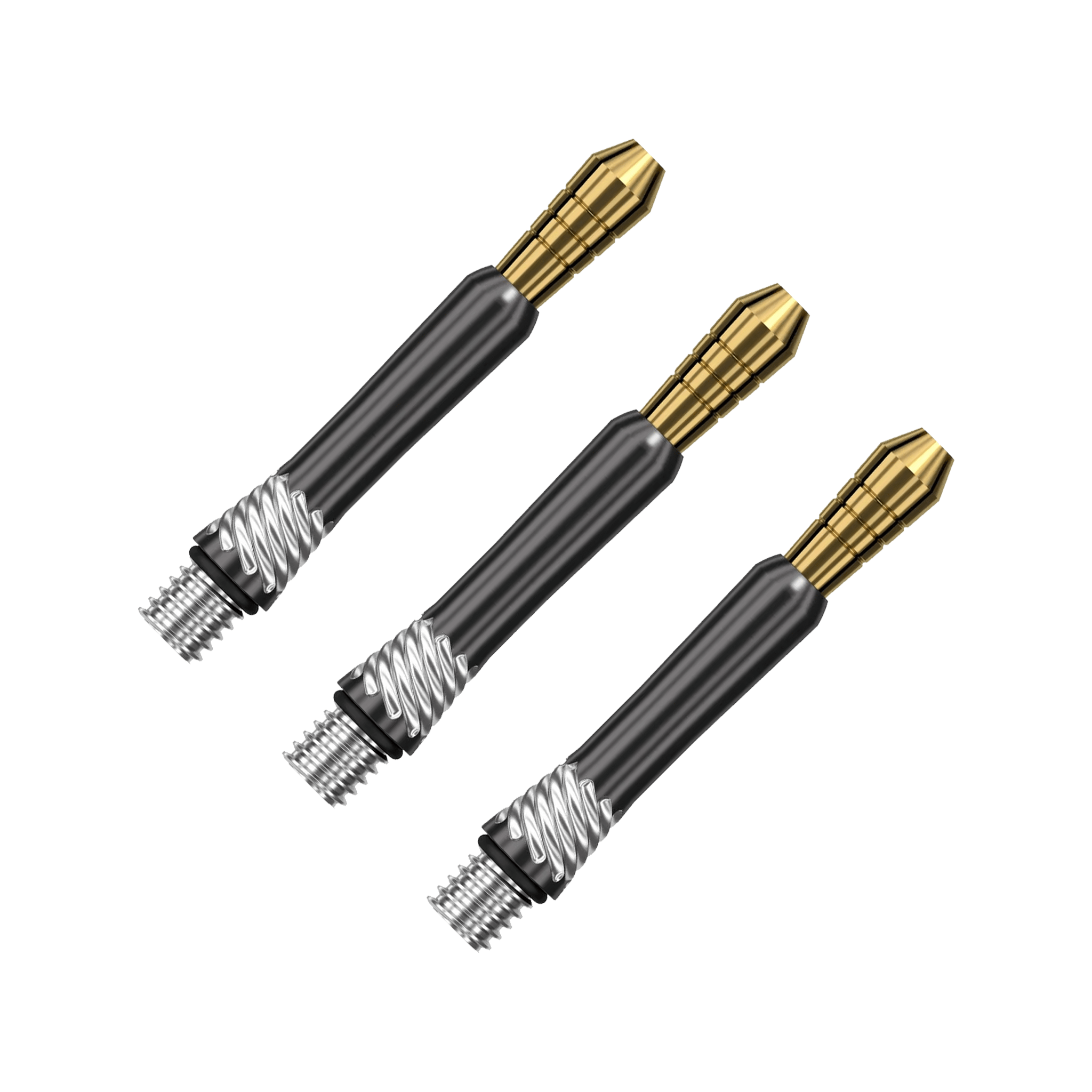 Target Heli Ti - Titanium Dart Shafts Short (34.8mm) / Gold & Black Shafts