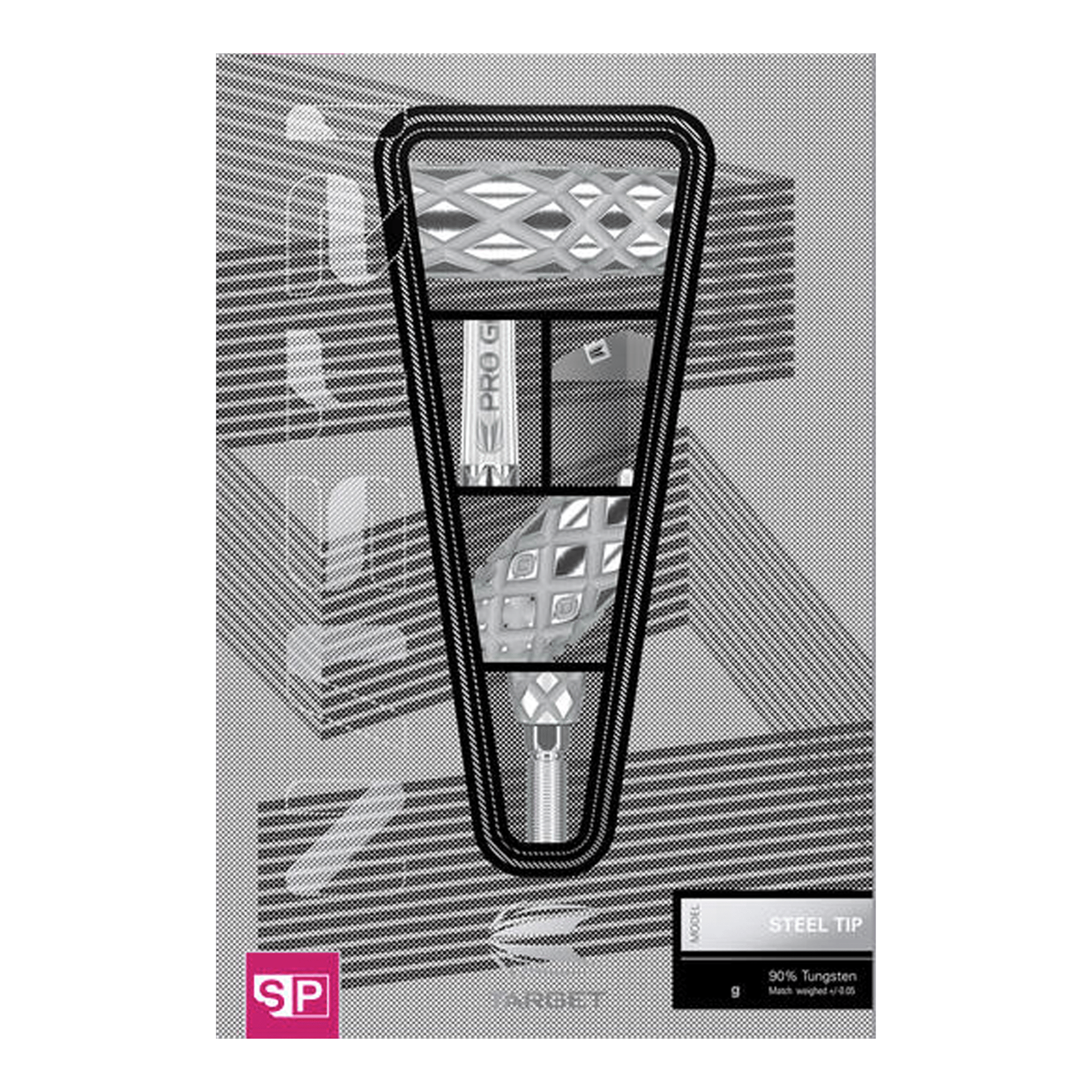 Target Nastri 03 Swiss Point Steel Tip Darts - 90% Tungsten - 22 Grams Darts