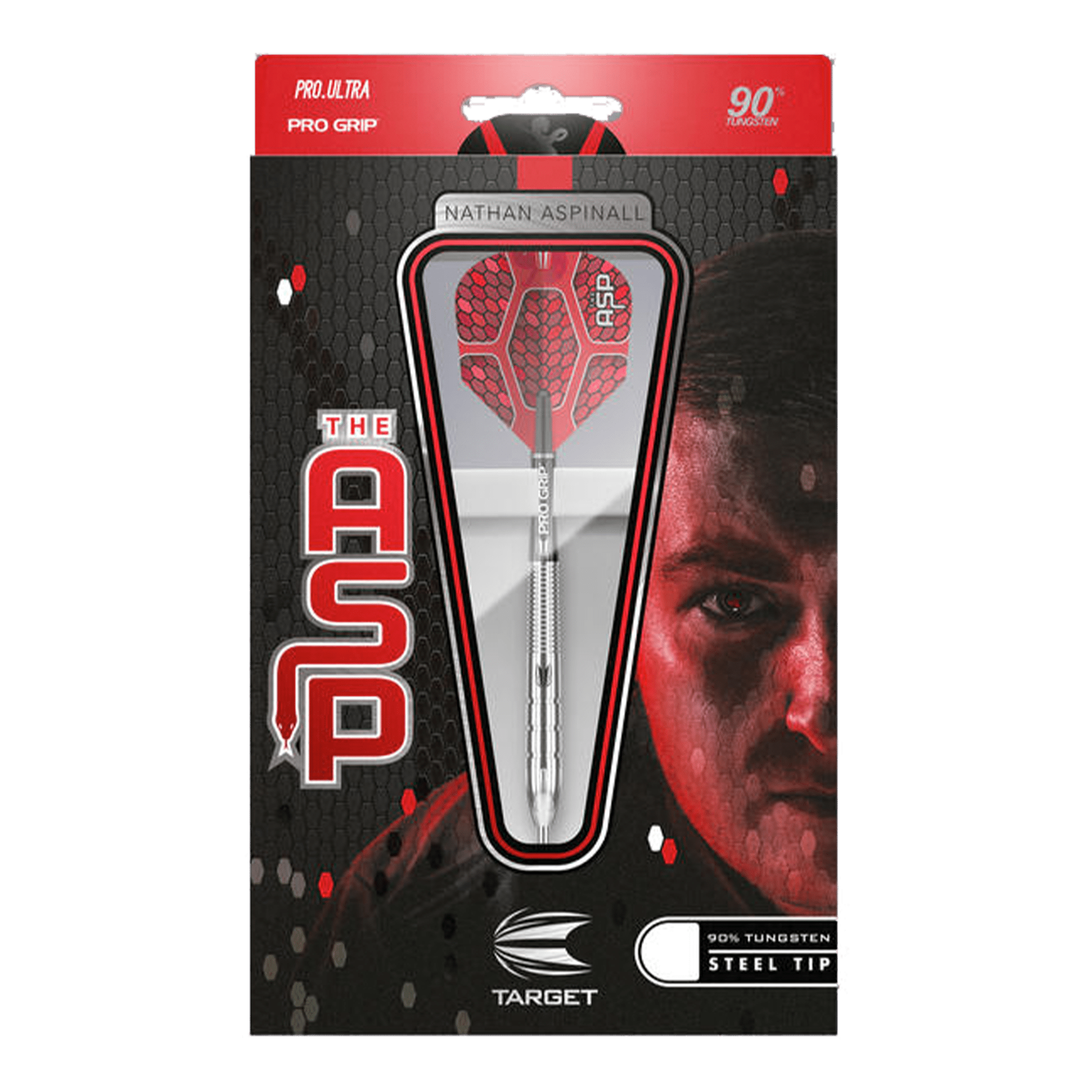 Target Nathan Aspinall Gen 1 Nickel Tip Darts - 90% Tungsten - 22 Grams Darts