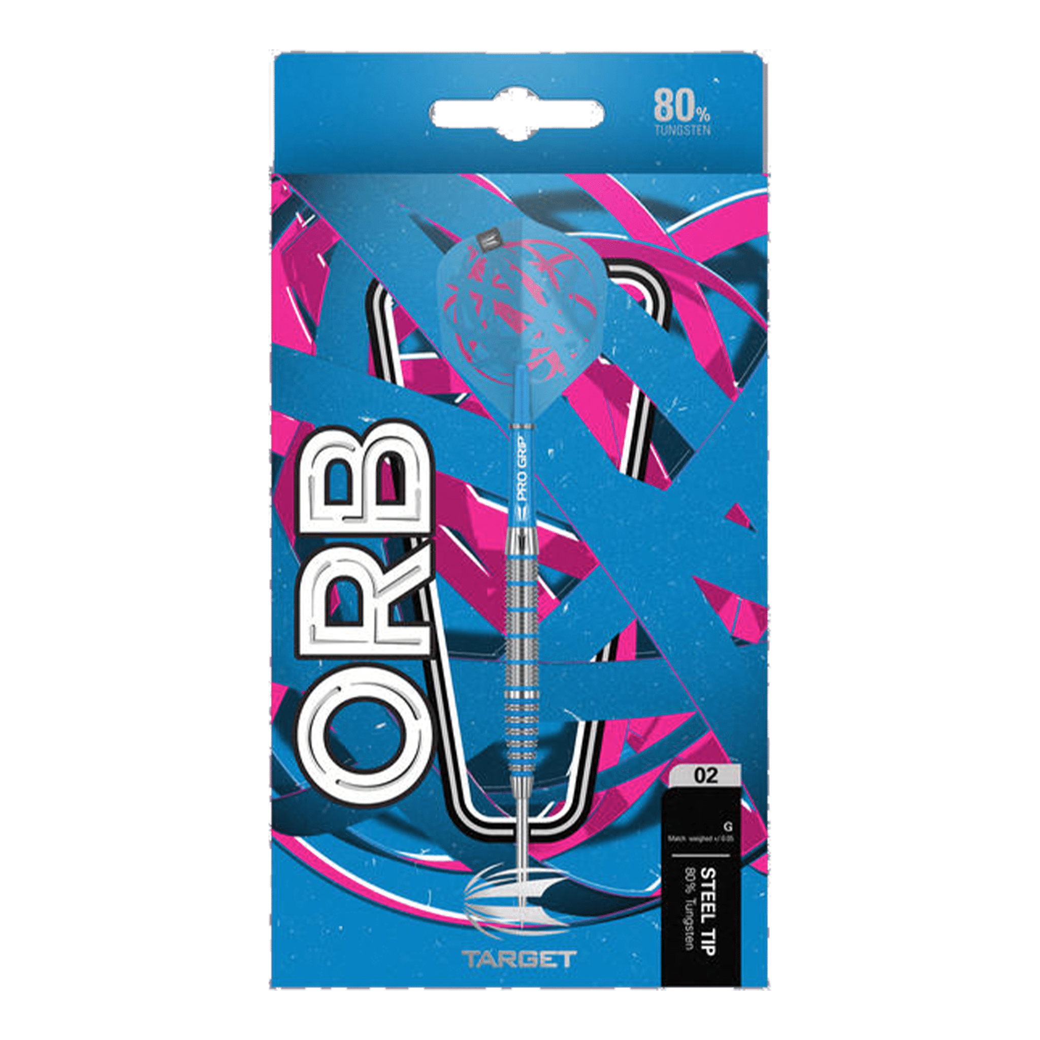 Target Orb 02 Steel Tip Darts - 80% Tungsten - 22 Grams Darts