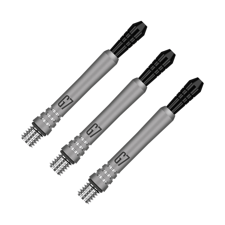 Target Phil Taylor Power Gen 7 - Titanium Dart Shafts Intermediate (37.9mm) / Silver/Black Shafts