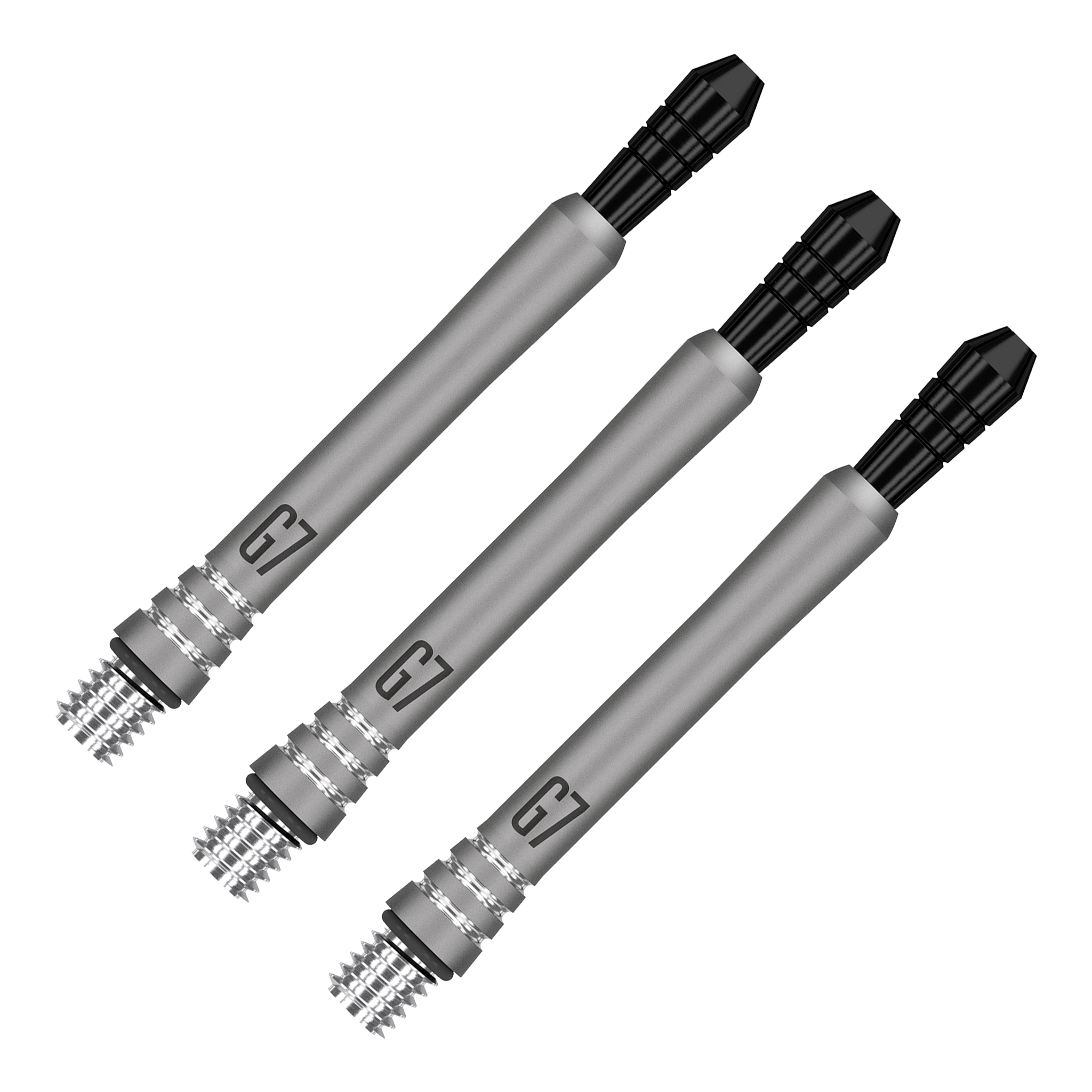 Target Phil Taylor Power Gen 7 - Titanium Dart Shafts Medium (44.2mm) / Silver/Black Shafts