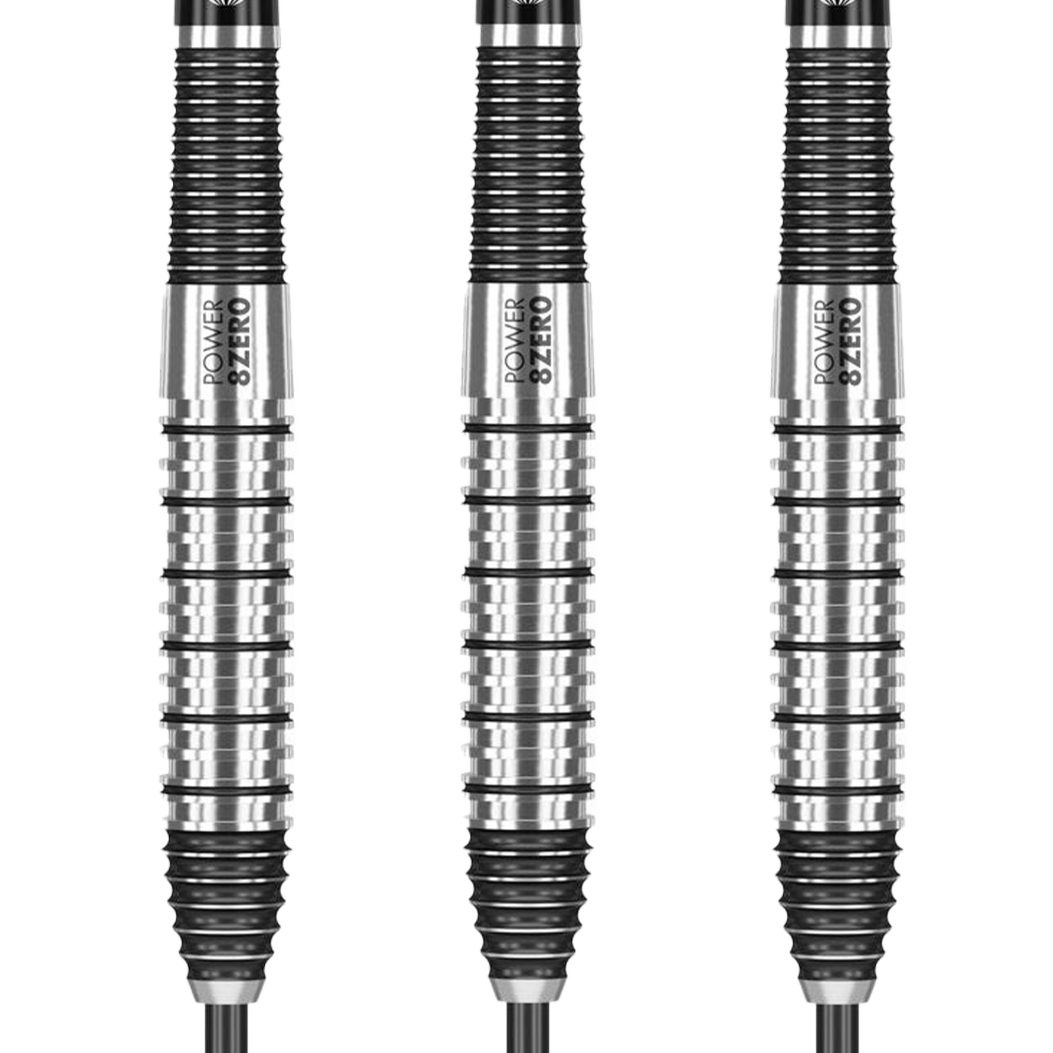 Target Power 8Zero 2 Nickel Tip Darts - 80% Tungsten - 22 Grams Darts