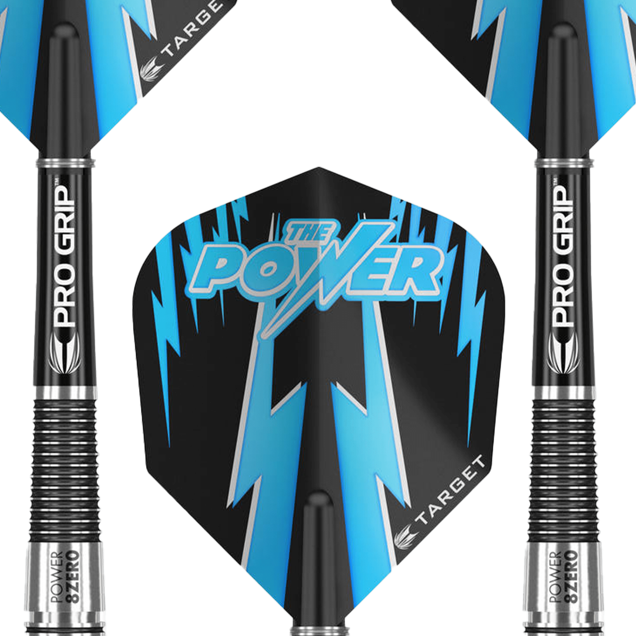 Target Power 8Zero 2 Nickel Tip Darts - 80% Tungsten - 22 Grams Darts