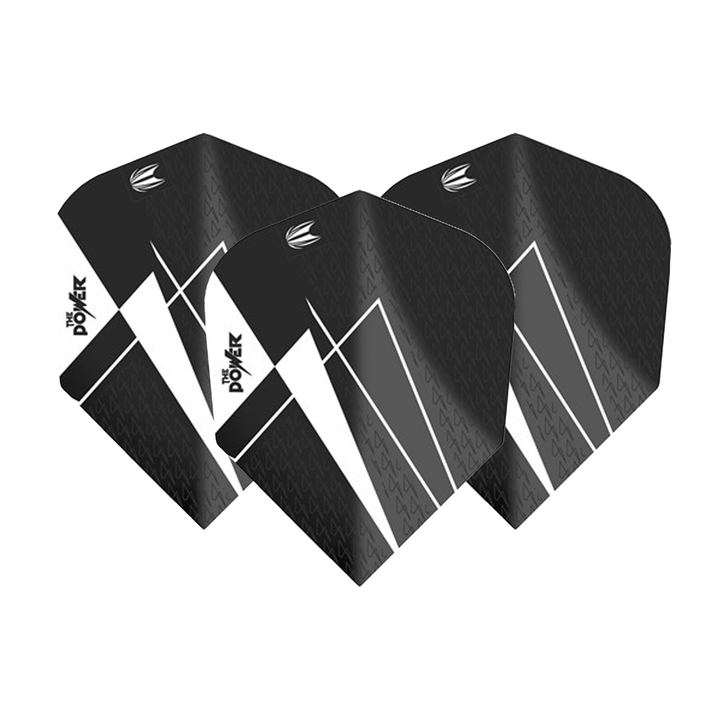 Target Power Pro Ultra G8 No. 6 Dart Flights Black/White Flights