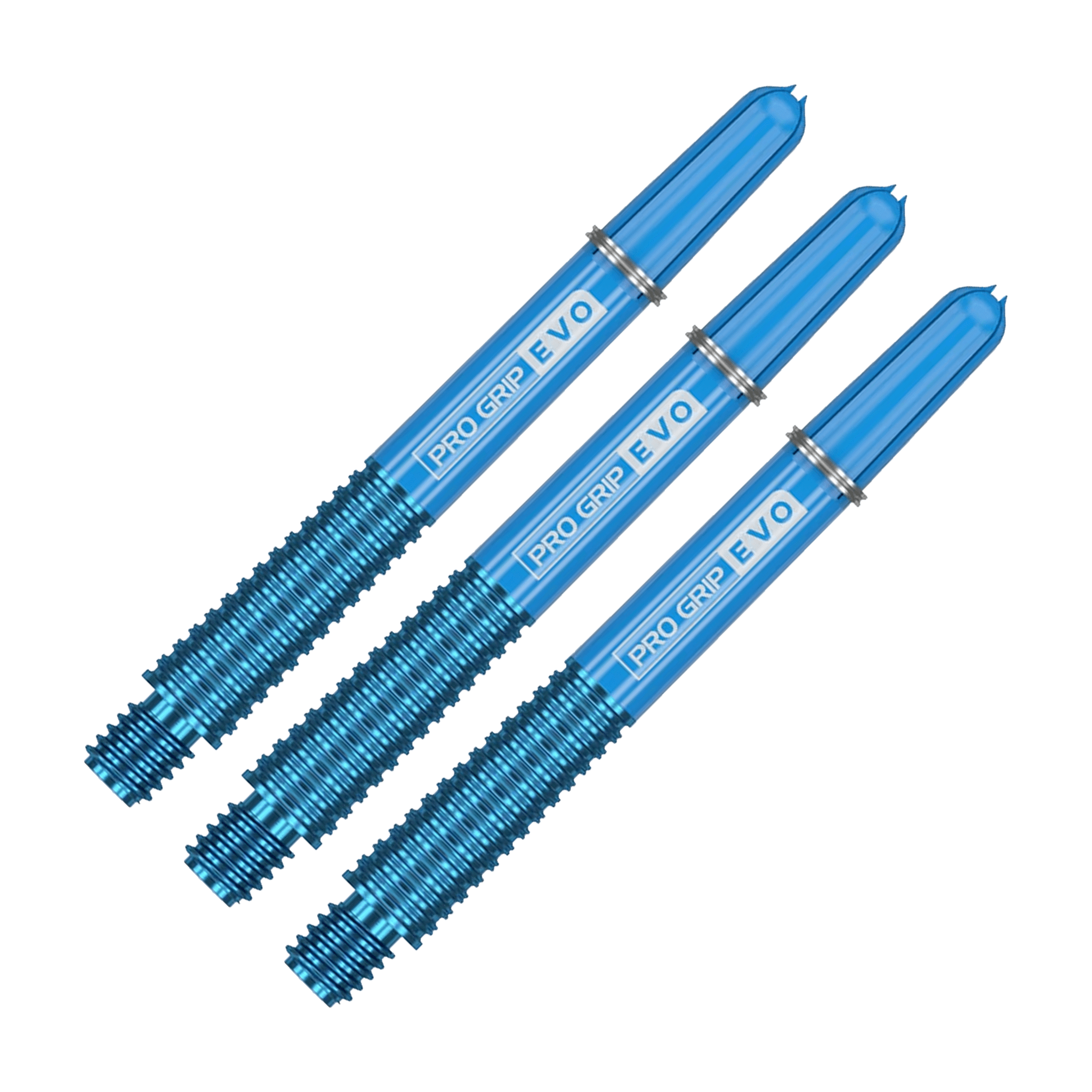 Target Pro Grip Evo - Aluminium / Nylon Dart Shafts Blue / Medium (47.7mm) Shafts