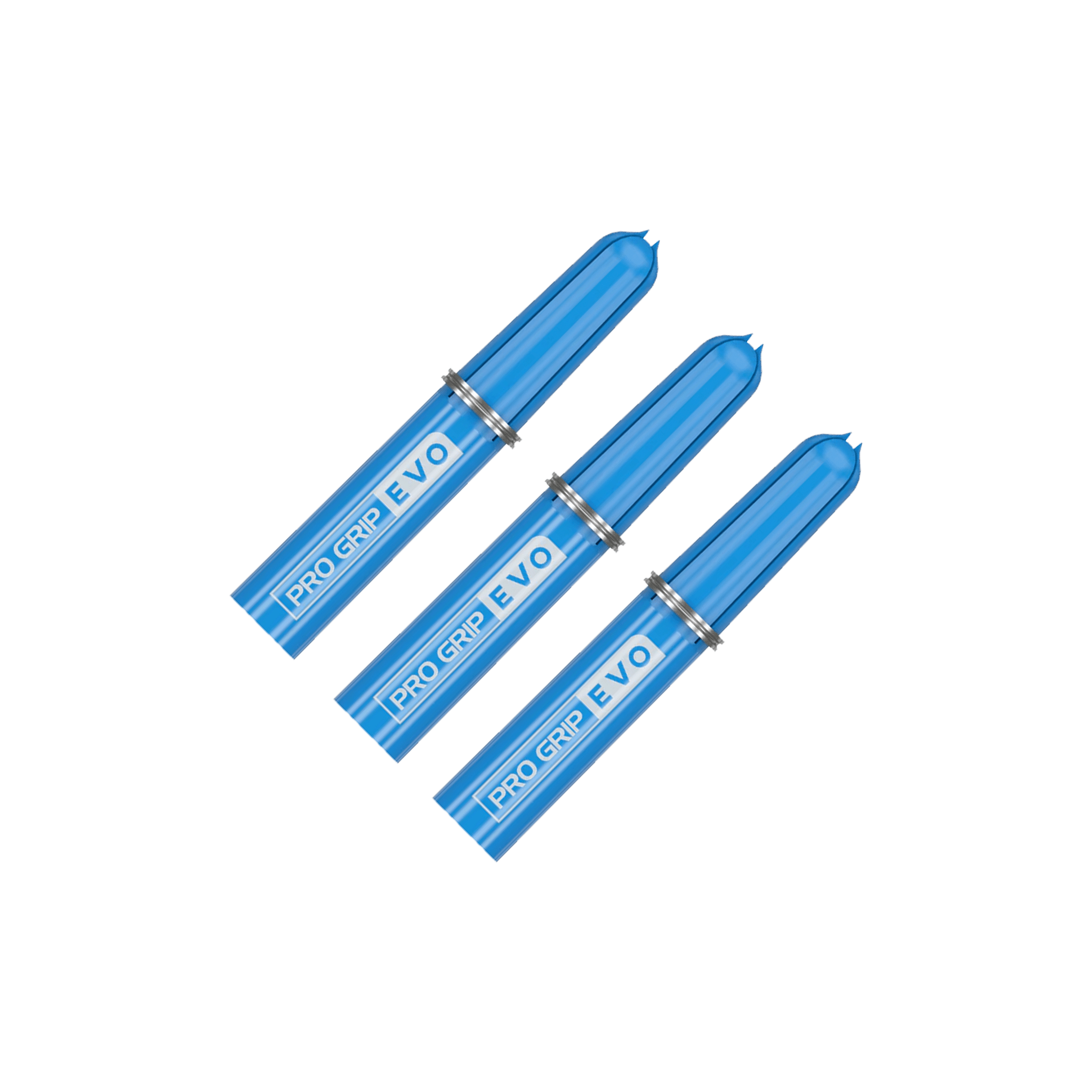 Target Pro Grip Evo - Aluminium / Nylon Dart Shafts Blue / Spare Tops Shafts