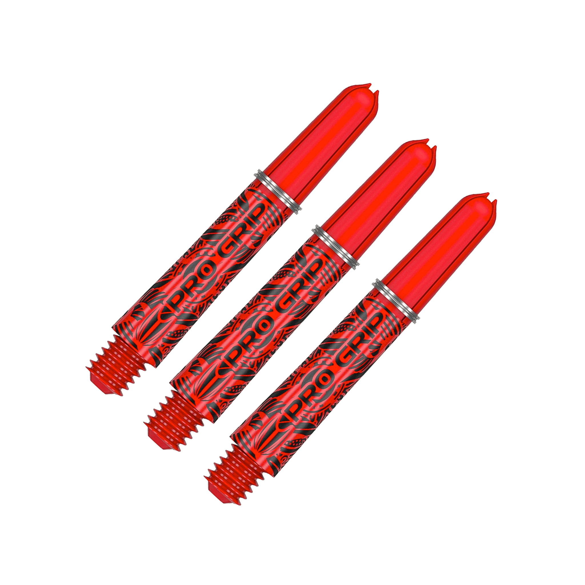 Target Pro Grip Ink Short (34mm) Nylon Dart Shafts Red Shafts