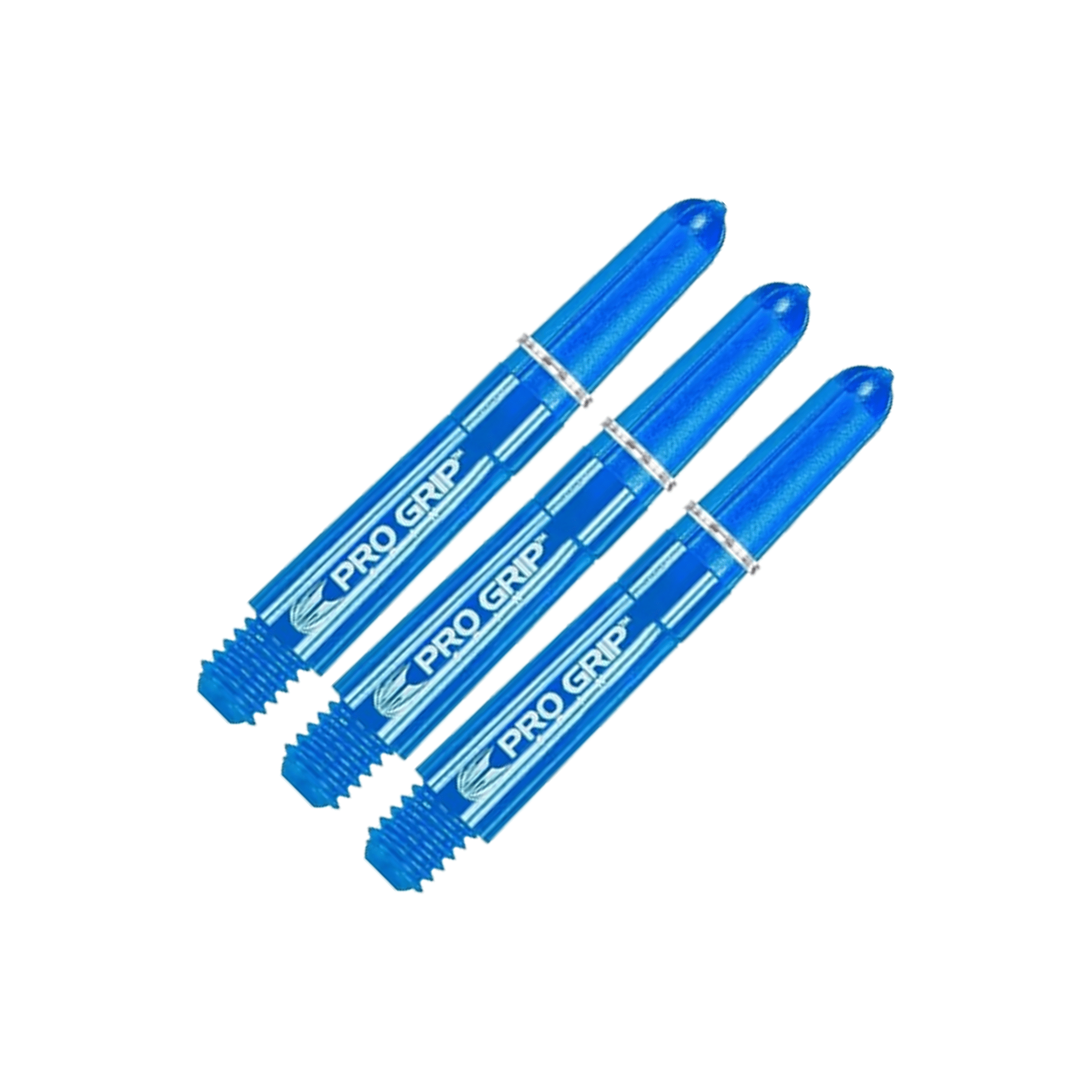 Target Pro Grip Spin - Nylon Dart Shafts Short (34mm) / Blue Shafts