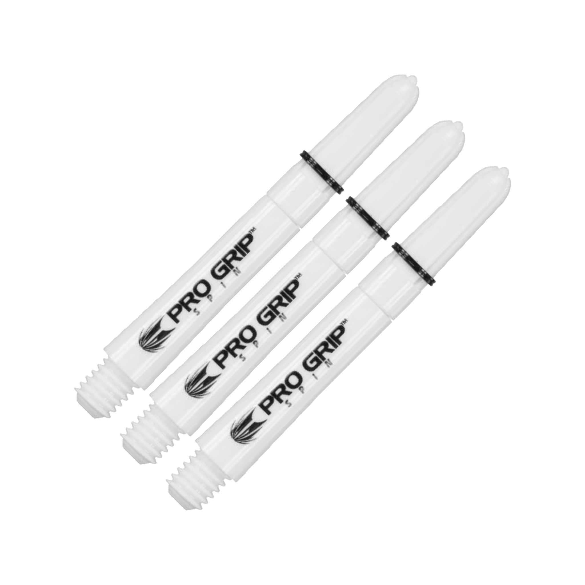 Target Pro Grip Spin - Nylon Dart Shafts White / Intermediate (41mm) Shafts
