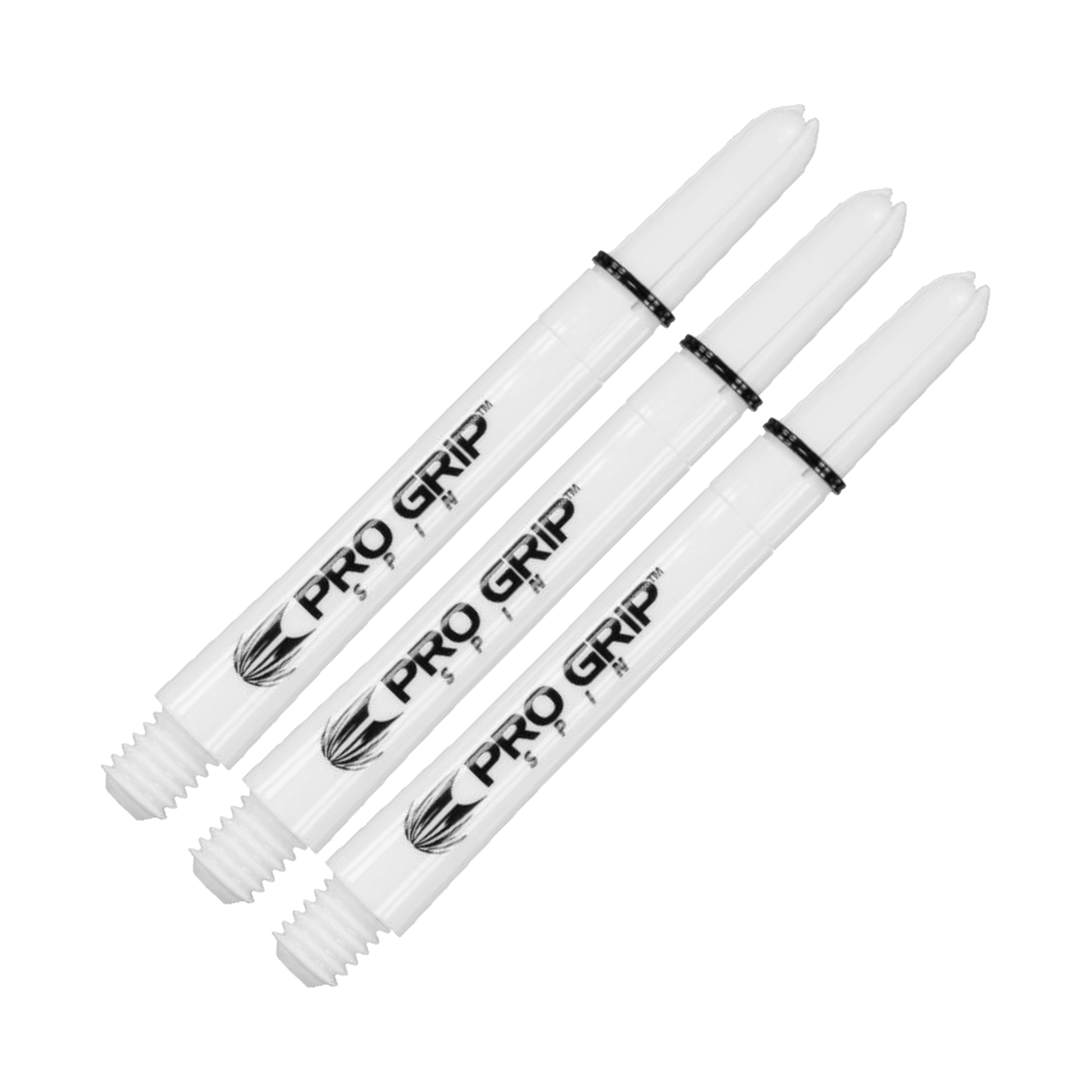 Target Pro Grip Spin - Nylon Dart Shafts White / Medium (48mm) Shafts