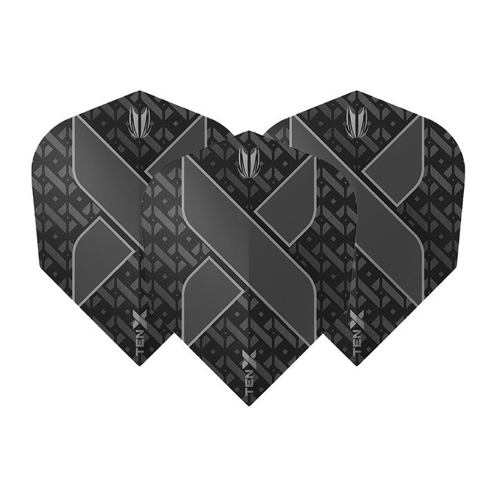 Target Ten-X Ultra Ten-X Dart Flights Black Flights