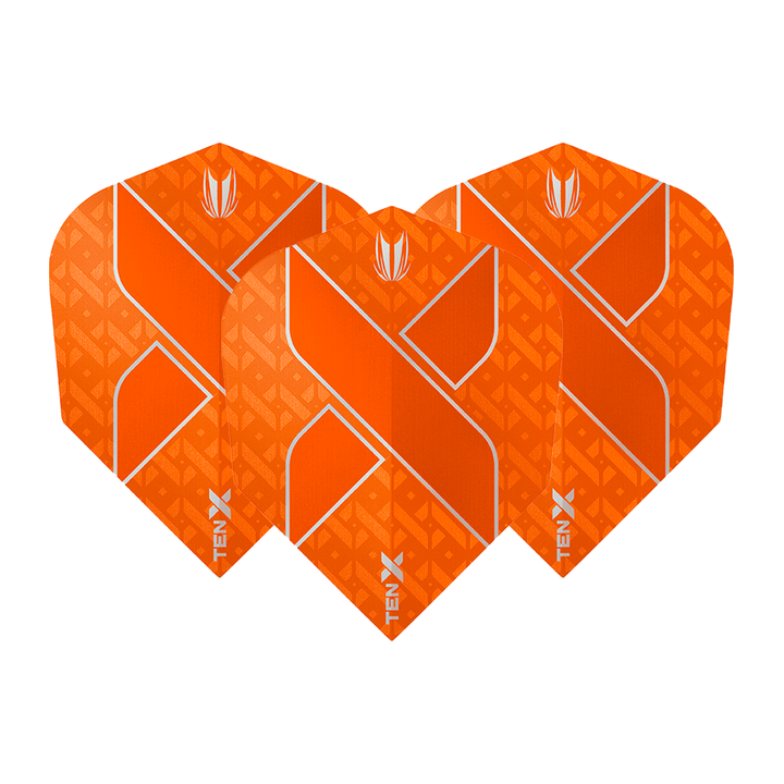 Target Ten-X Ultra Ten-X Dart Flights Orange Flights