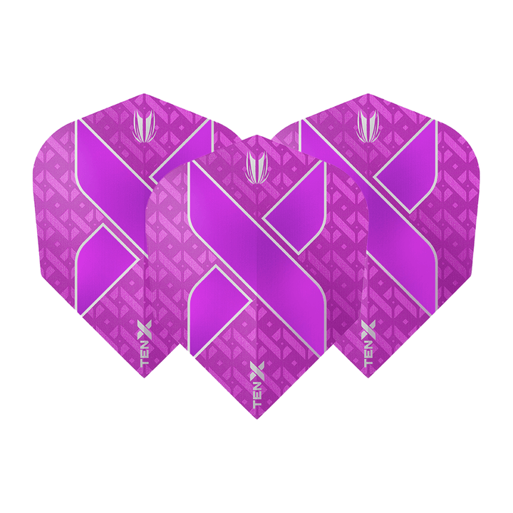 Target Ten-X Ultra Ten-X Dart Flights Purple Flights